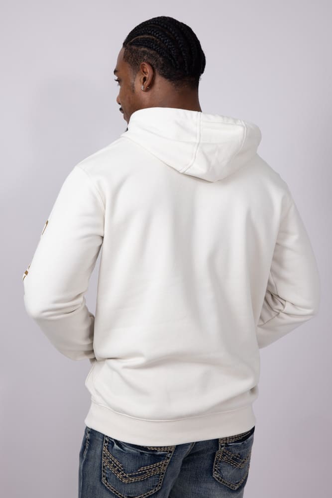 Carhartt Logo Sleeve Hoodie for Men in Malt White | K288-W03 MALT - Image 4