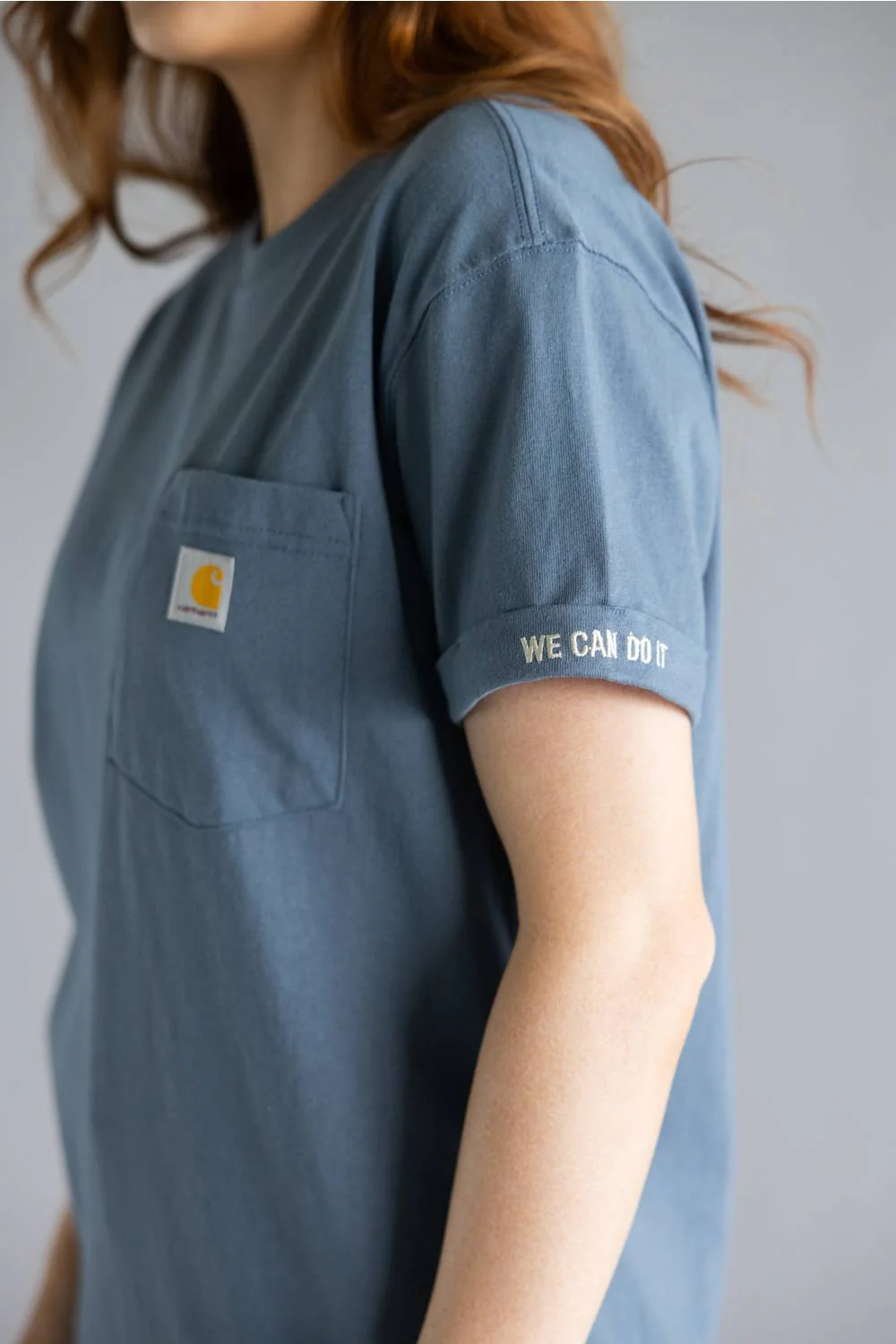 Carhartt Loose Fit Rosie T-Shirt for Women in Iron Blue | 106903-EC2 - Image 3