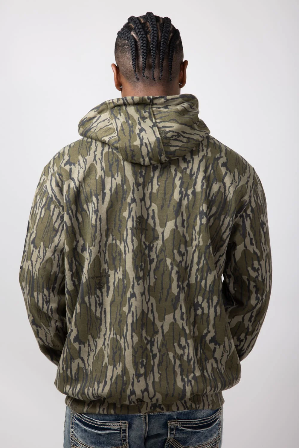 Carhartt Loose Midweight Logo Sleeve Graphic Sweatshirt for Men in Camo | 105484-G47 - Image 4