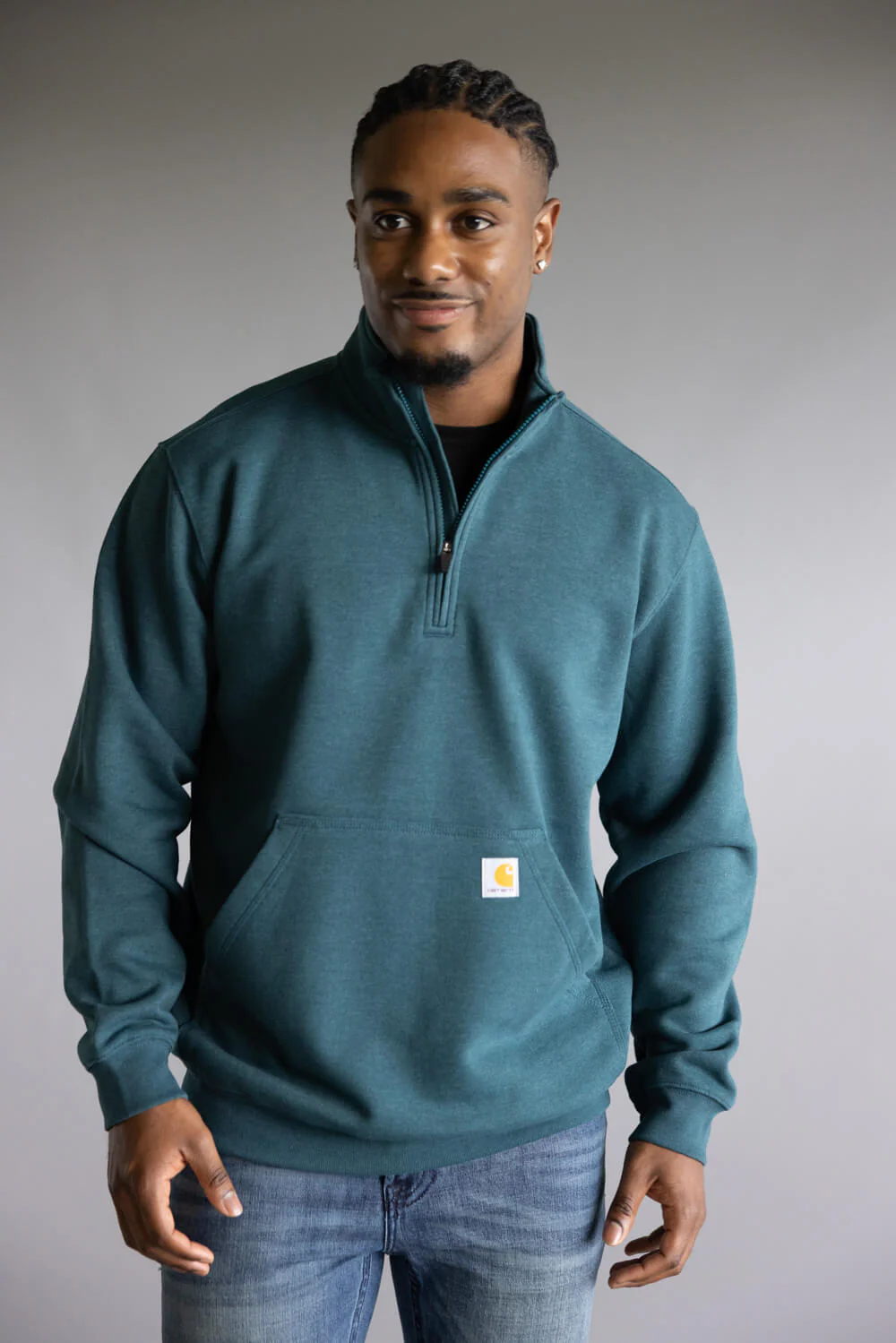 Carhartt Midweight Quarter Zip Sweatshirt for Men - Image 2