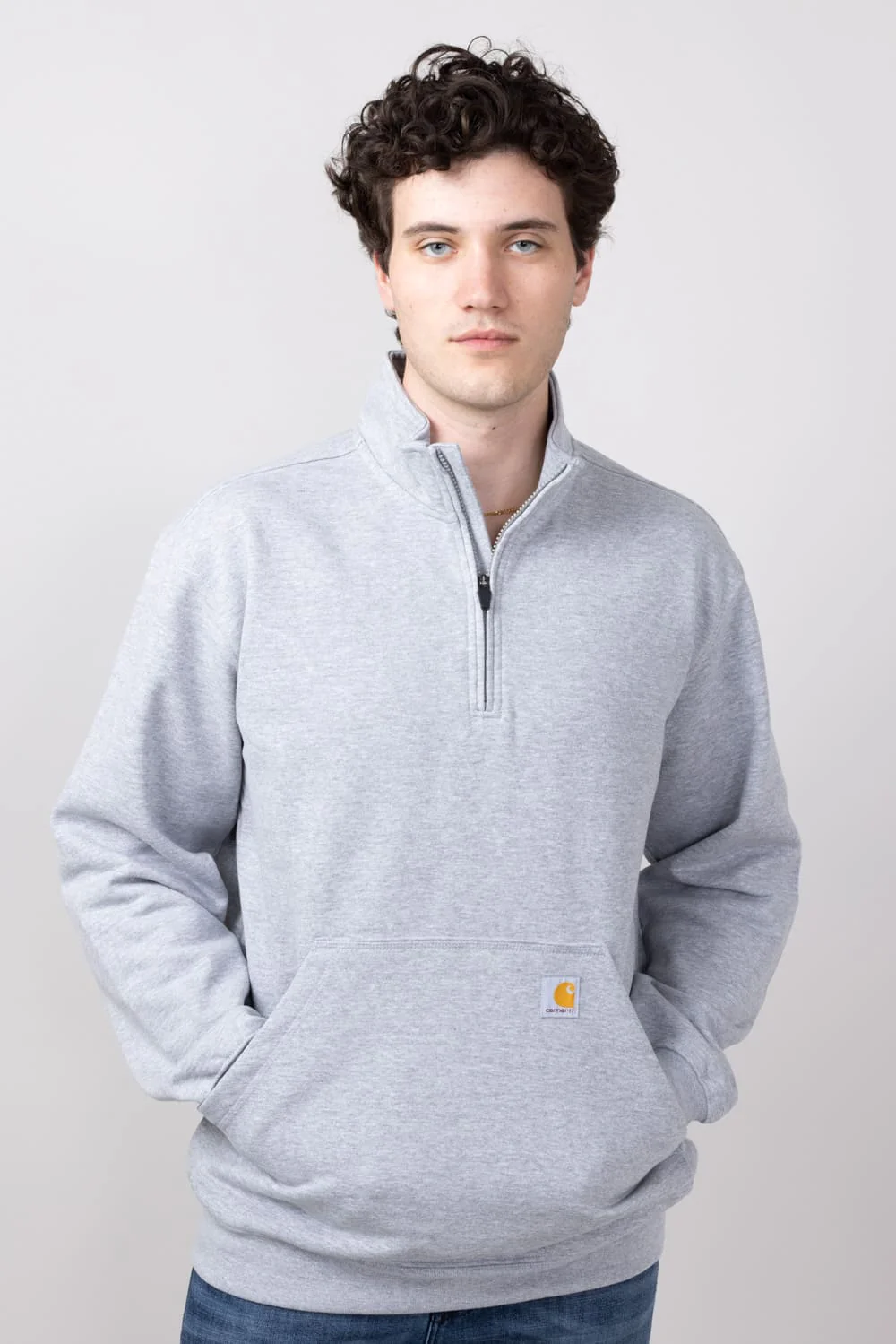 Carhartt Midweight Quarter Zip Sweatshirt for Men - Image 3