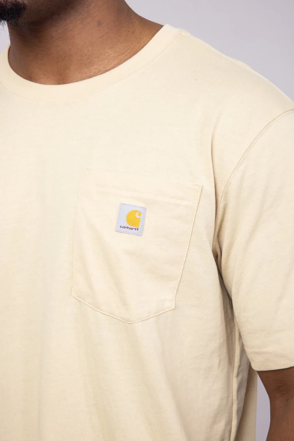 Carhartt Pocket Graphic T-Shirt for Men in Beach Brown | 106760-A33-BEACH - Image 4