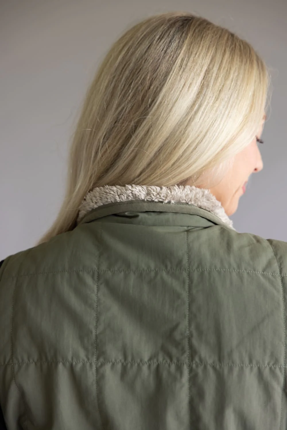Carhartt Rain Defender Lightweight Insulated Vest for Women in Green | 107100-DOV - Image 3