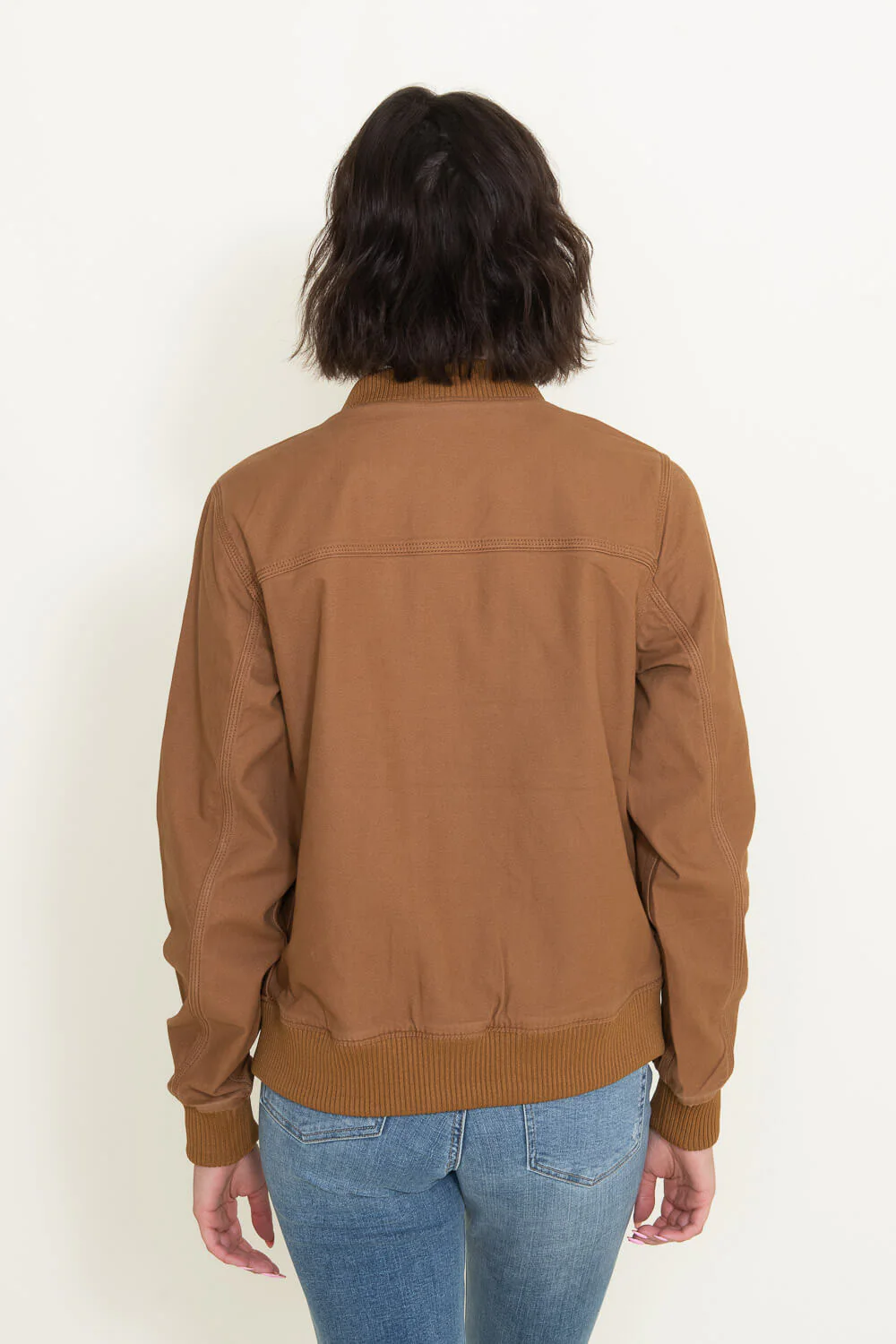 Carhartt Rugged Flex Relaxed Fit Canvas Jacket for Women in Brown | 102524-211 - Image 2