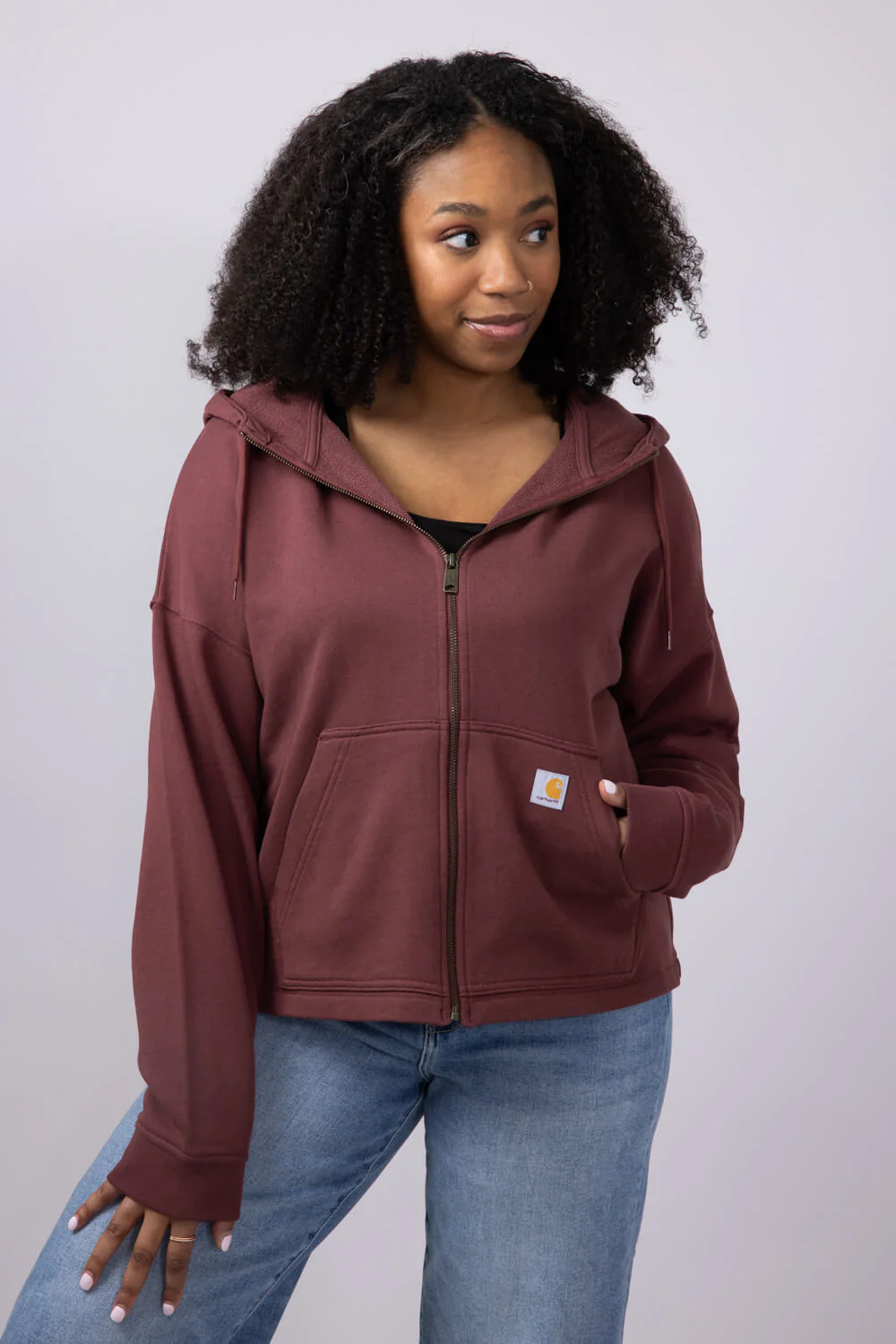Carhartt Tencel Loose Fit Full Zip Jacket for Women - Image 2
