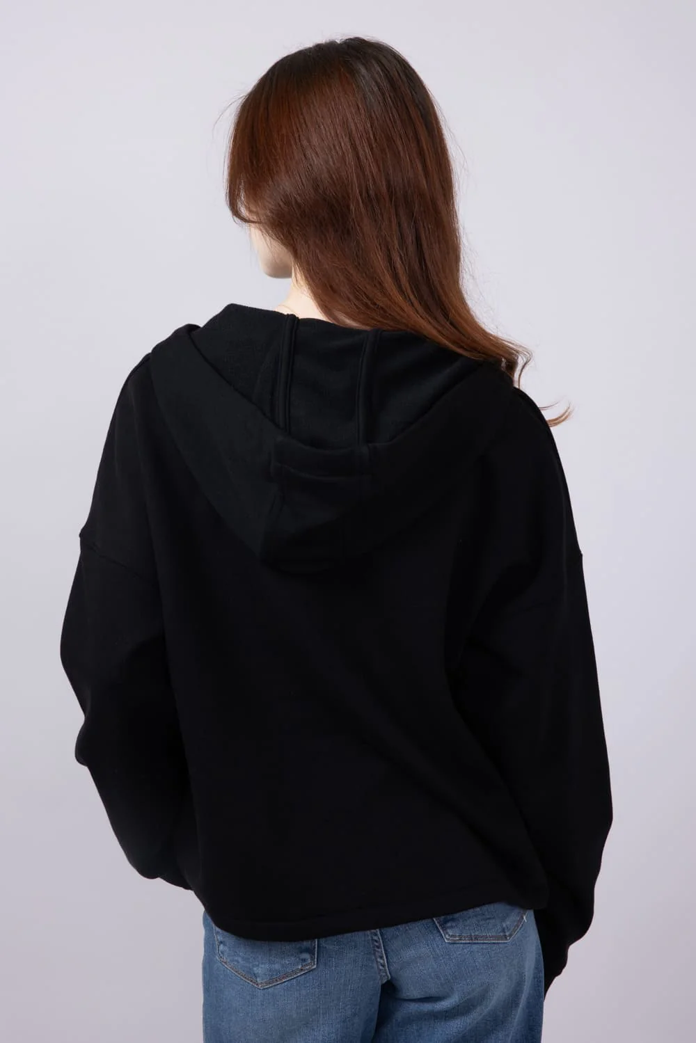 Carhartt Tencel Loose Fit Full Zip Jacket for Women in Black | 106837-N04 - Image 3