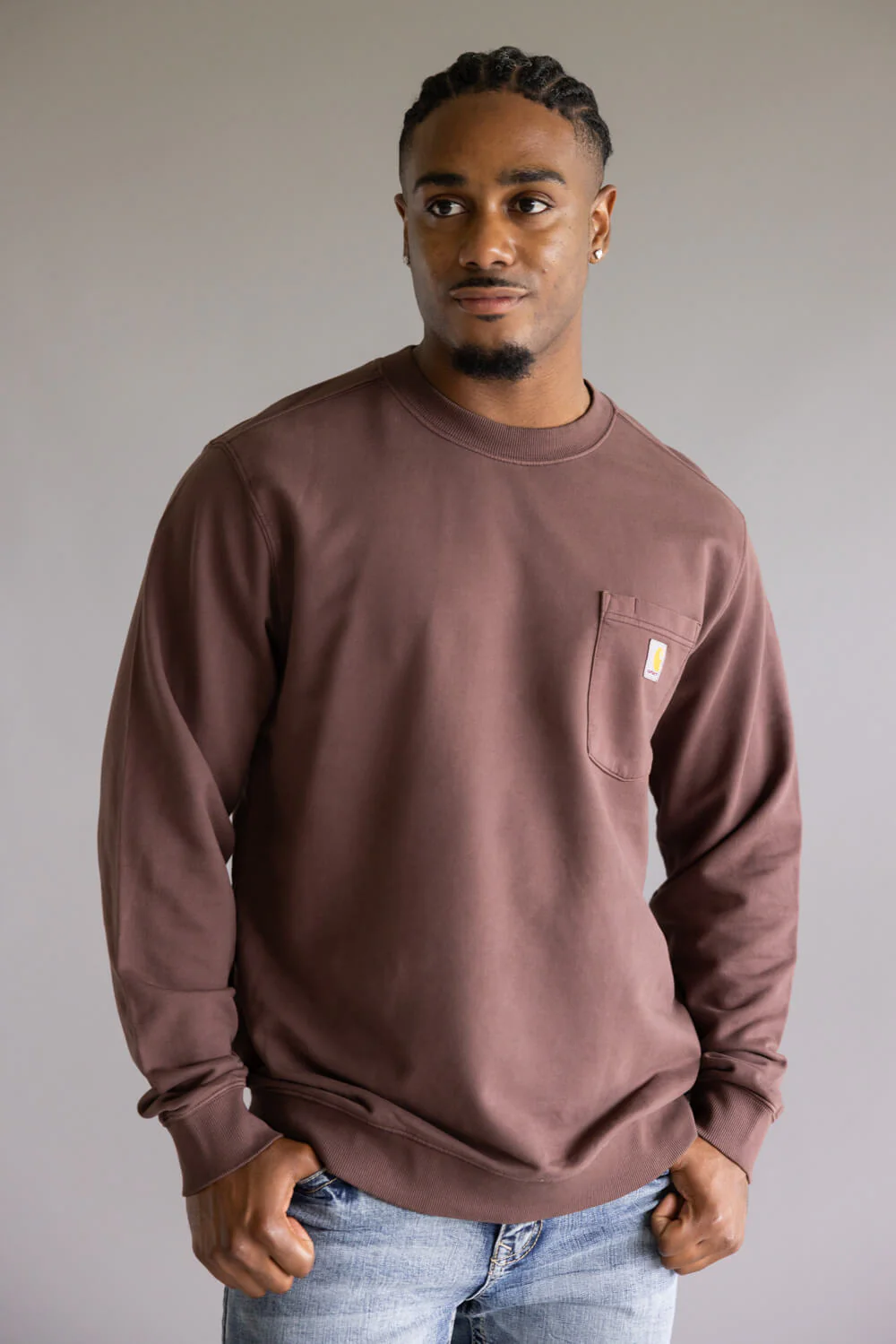 Carhartt Terry Crewneck Sweatshirt for Men - Image 2