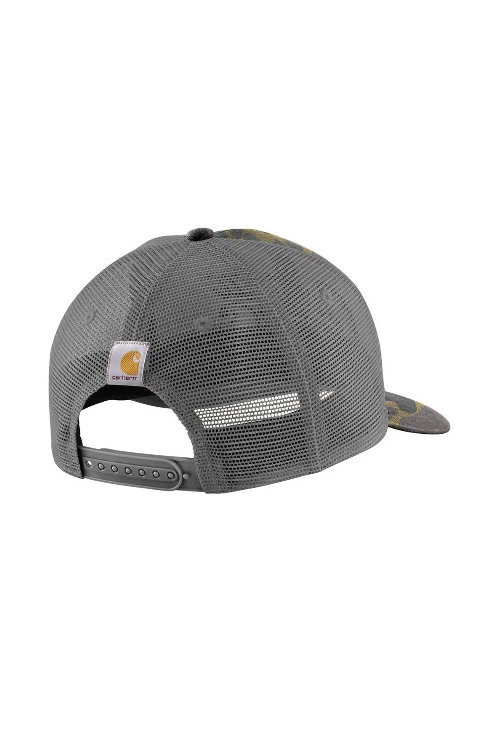 Carhartt Wool Logo Patch Mesh Back Cap for Men in Camo | 107003-GM5  BLACK - Image 2