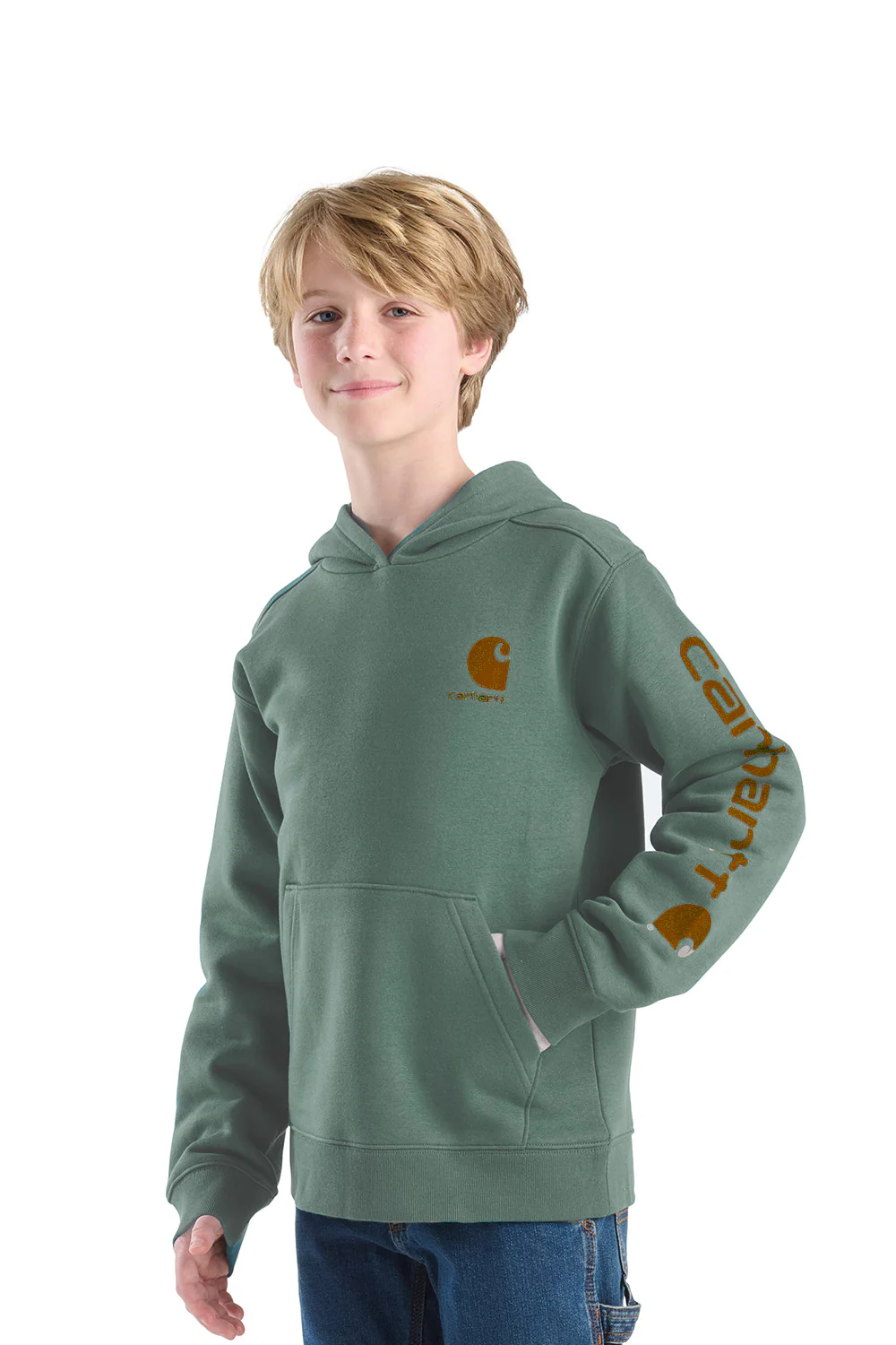 Carhartt Youth Classic Pullover Hoodie for Boys - Image 2
