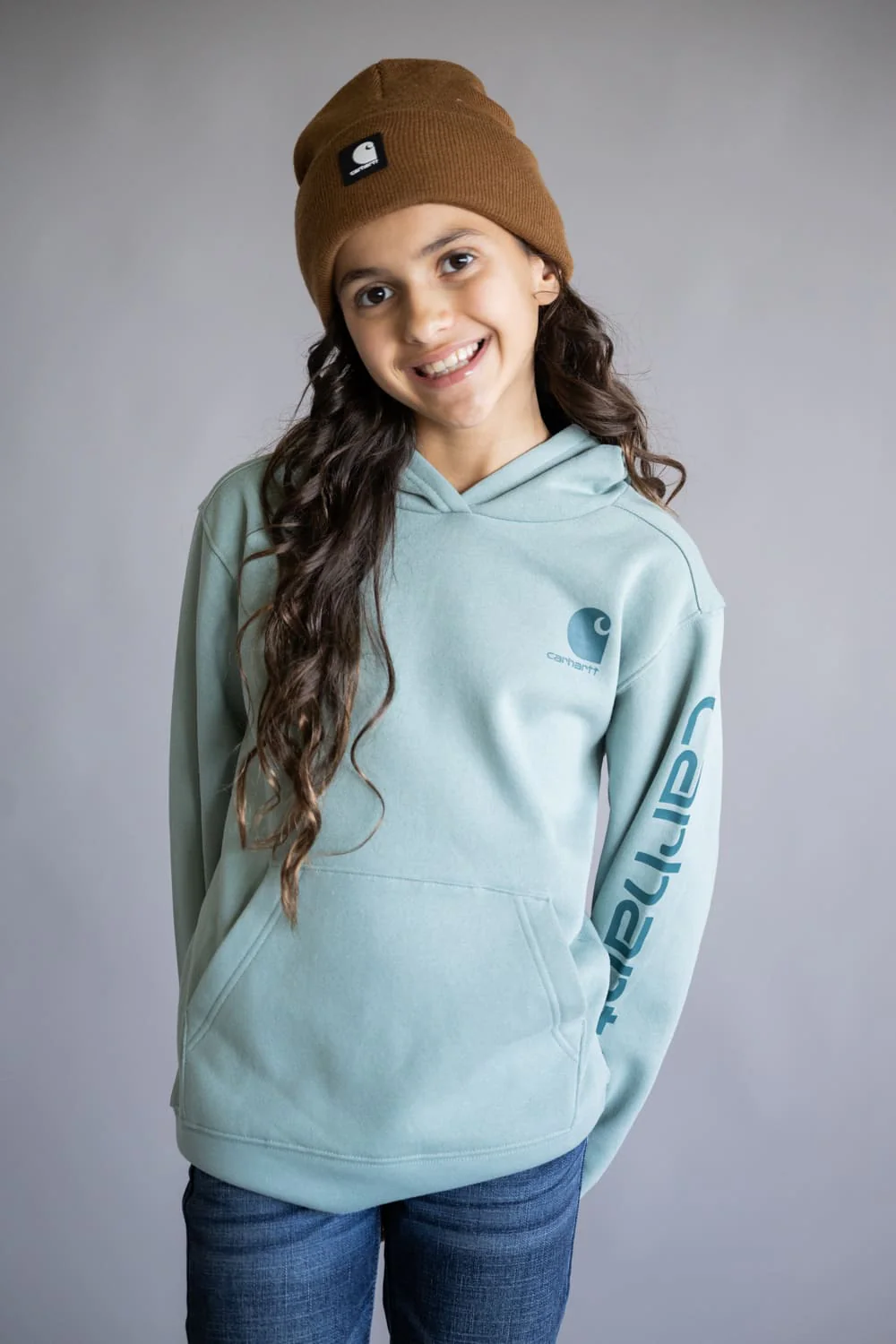 Carhartt Youth Classic Pullover Hoodie for Girls - Image 3