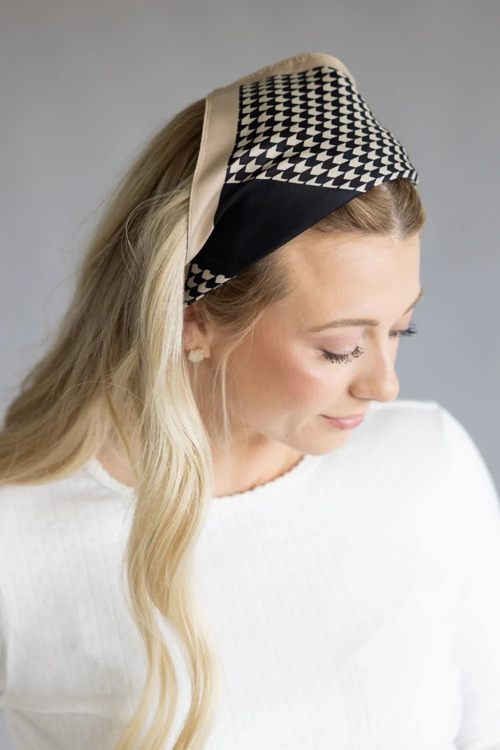 Chevron Scarf for Women in Brown | BLQS070BRN