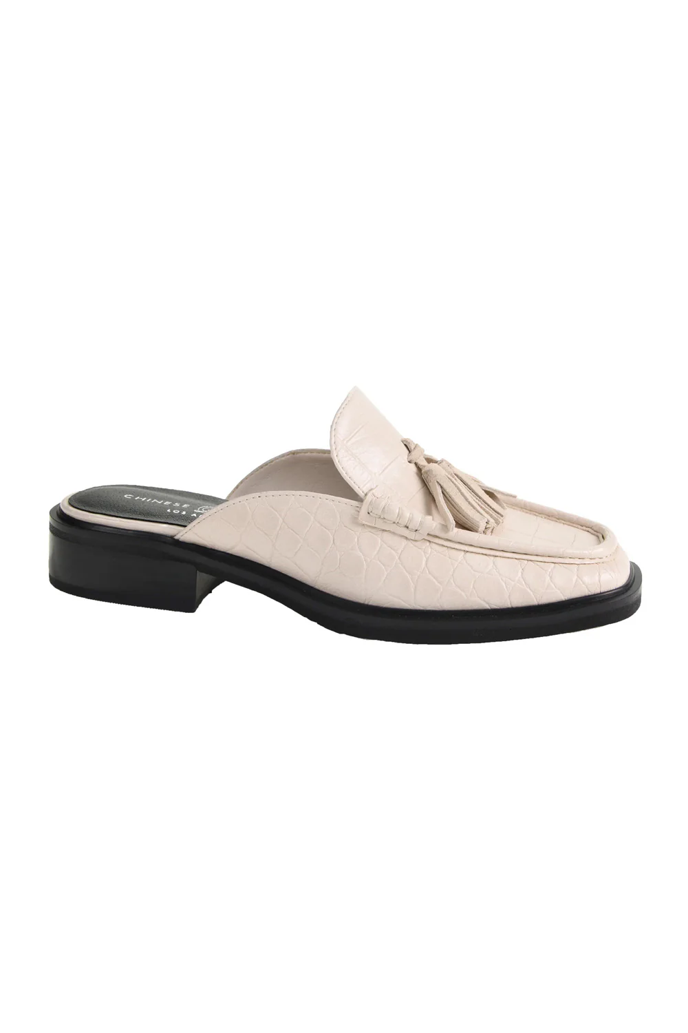 Chinese Laundry Samra Mules for Women in Beige | STMP-002 BEIGE - Image 3