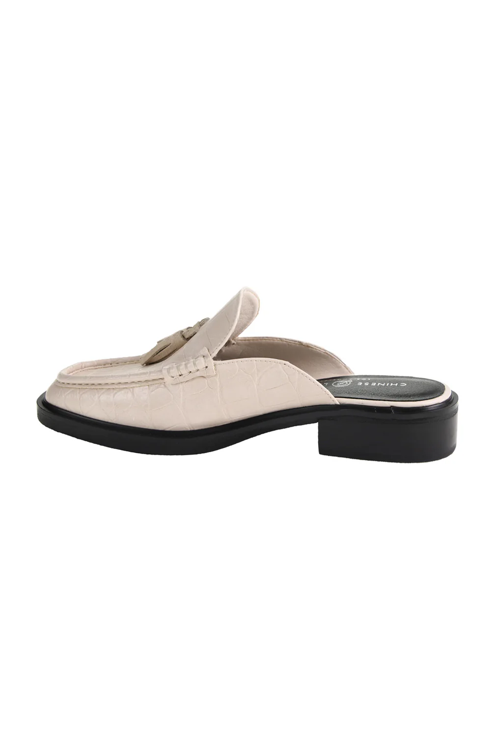 Chinese Laundry Samra Mules for Women in Beige | STMP-002 BEIGE - Image 4