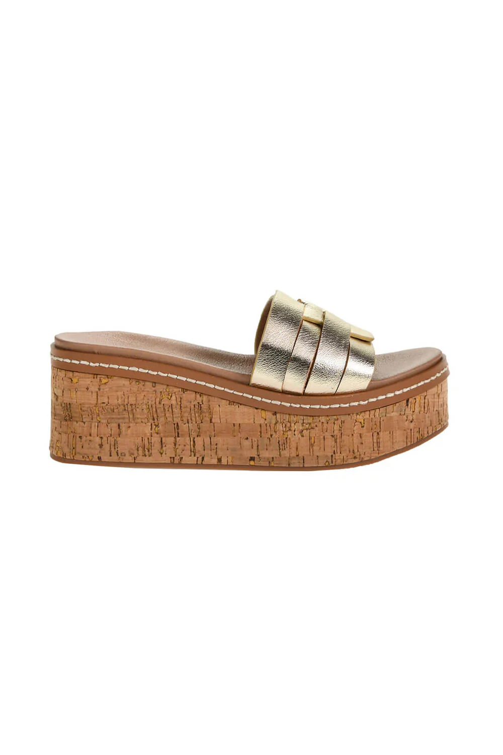 Chinese Laundry Serenna Wedges for Women in Gold | SLJOW-002 GOLD - Image 2