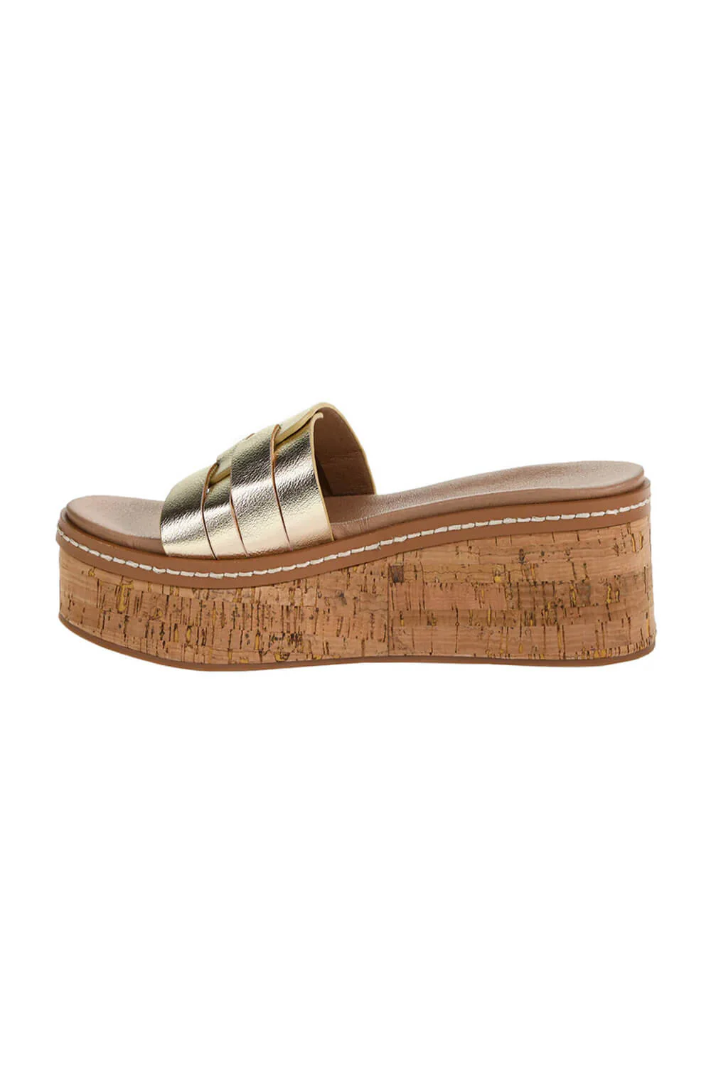 Chinese Laundry Serenna Wedges for Women in Gold | SLJOW-002 GOLD - Image 3