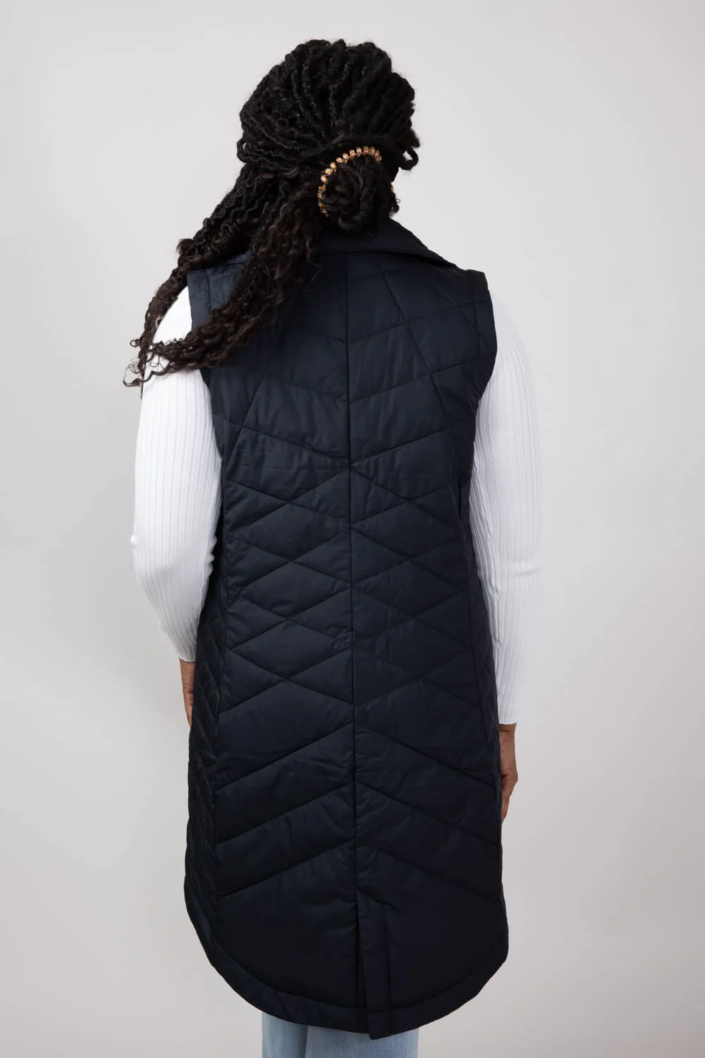 Columbia Heavenly II Long Vest for Women in Black | 2089191-010 - Image 2