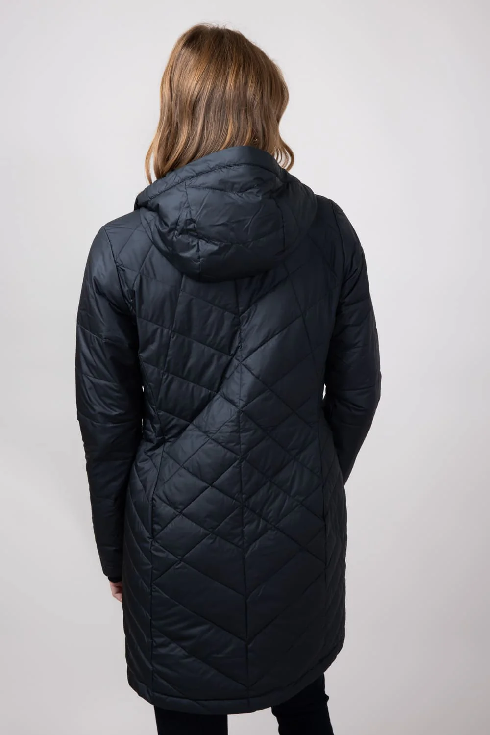 Columbia Heavenly Long Hooded Jacket for Women in Black | 1738161-012 - Image 2