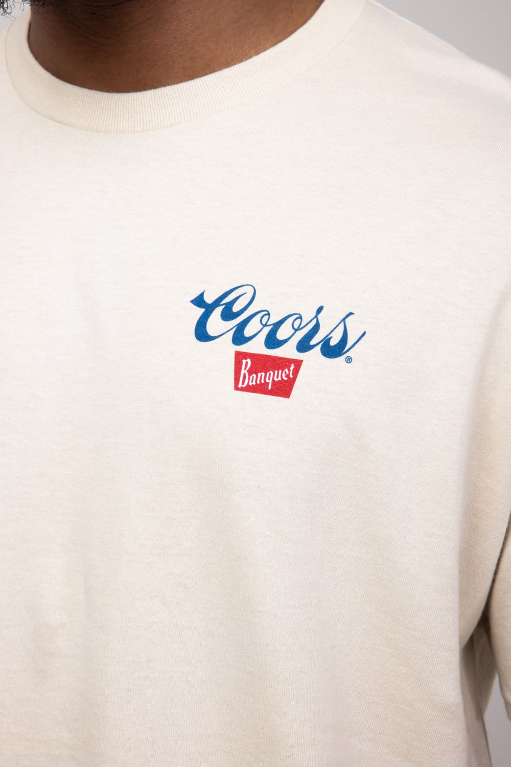 Coors Banquet Heritage T-Shirt for Men in Sand | 14870-867A-SAND - Image 3