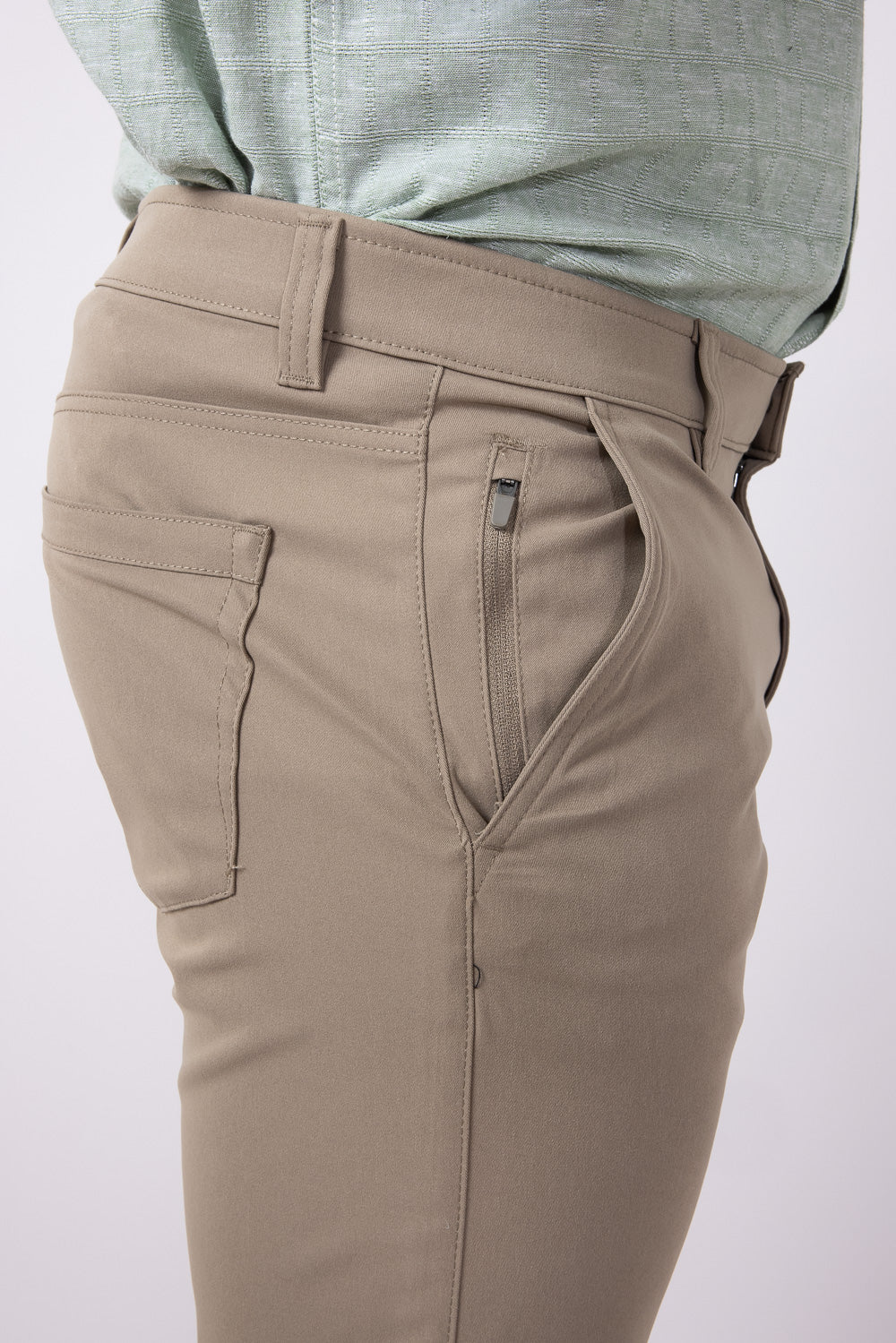 Copper & Oak Clay 5 Pocket Pants for Men in Light Oak | K5S833-221-LTOAK - Image 5