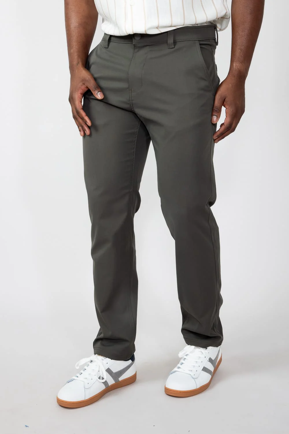 Copper & Oak Clay 5 Pocket Pants for Men in Military Green | K5S833-364-MILGRN - Image 6