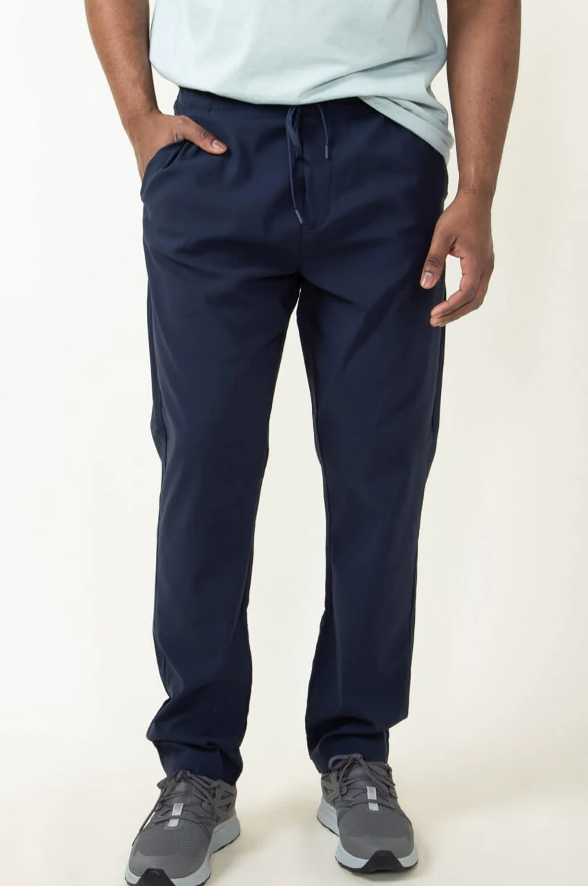 Copper & Oak Elastic File Tech Jogger Pants for Men in Dark Sapphire | K4S4164-DKSAPPHIRE - Image 4