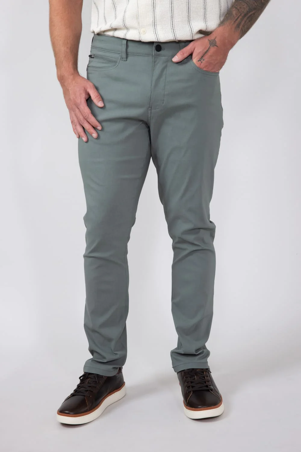 Copper & Oak Faille 5 Pocket Pants for Men - Image 9
