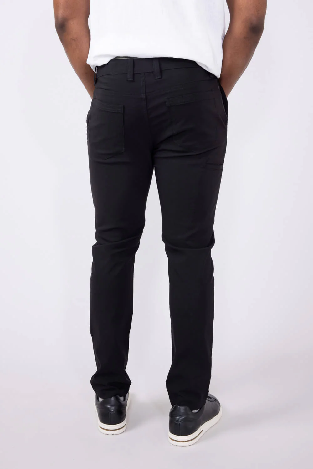 Copper & Oak Faille Utility Pants for Men in Black | W5S800-004-BLK - Image 4