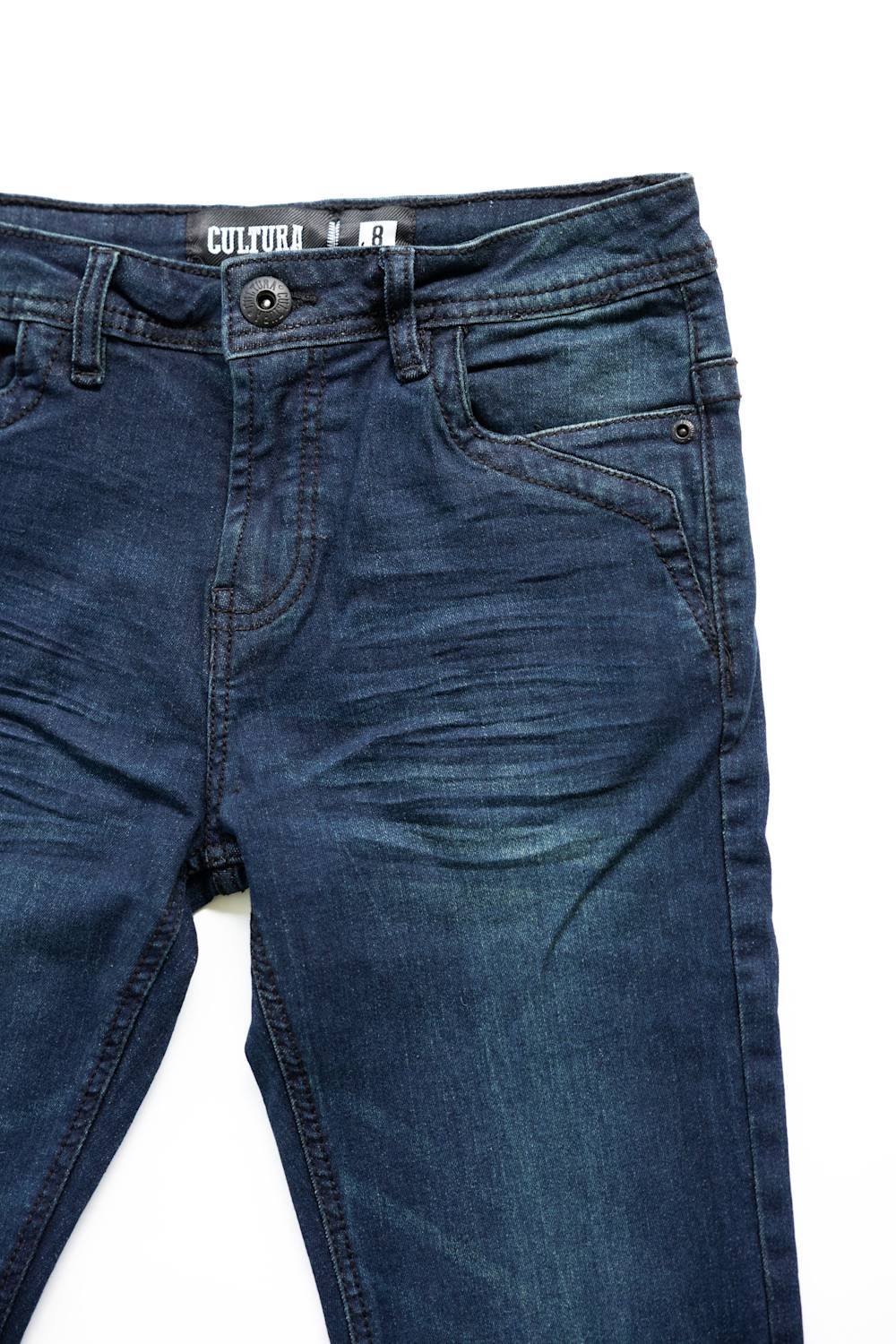 Cultura Boys Saddle Slim Fit Stretch Jeans | BCP-99086-DKDENIM - Image 2