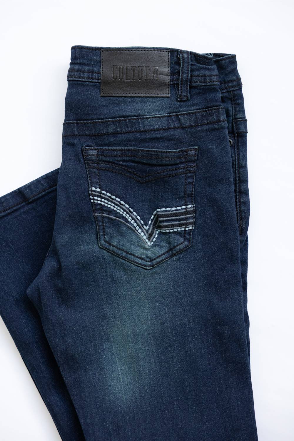 Cultura Boys Saddle Slim Fit Stretch Jeans | BCP-99086-DKDENIM - Image 3