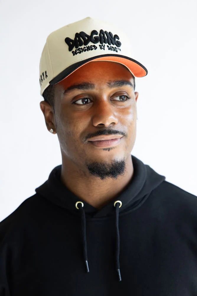 Dad Gang Time Flies Hat for Men in Cream | DGDBDTIMEFLIESCREAM - Image 2