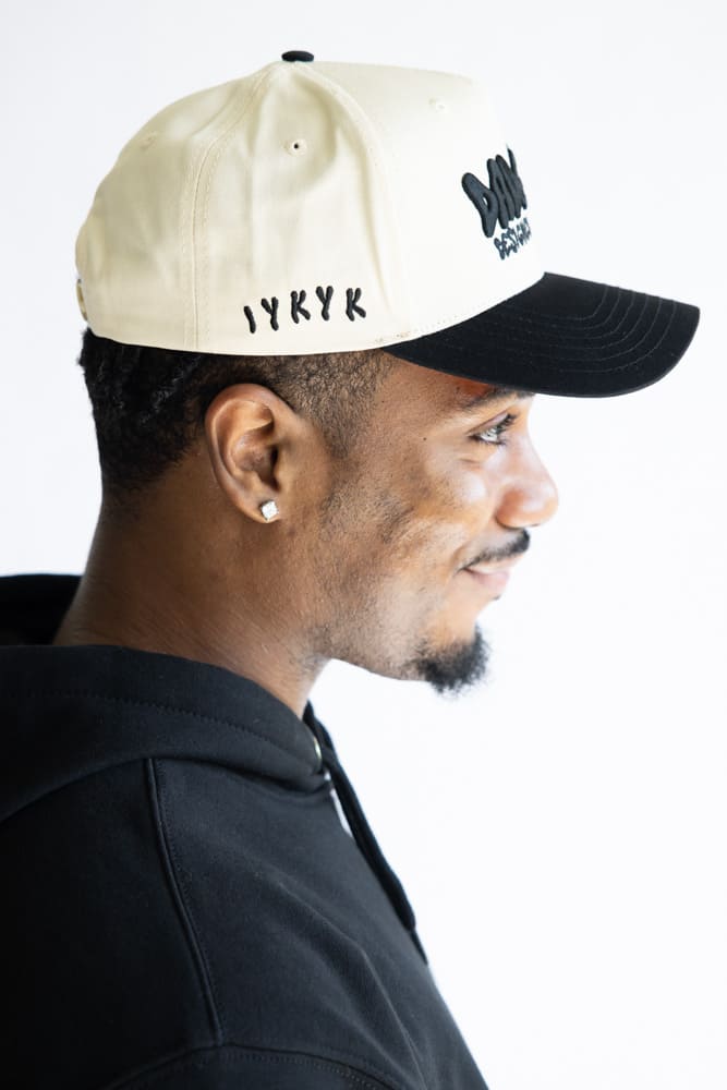 Dad Gang Time Flies Hat for Men in Cream | DGDBDTIMEFLIESCREAM - Image 4
