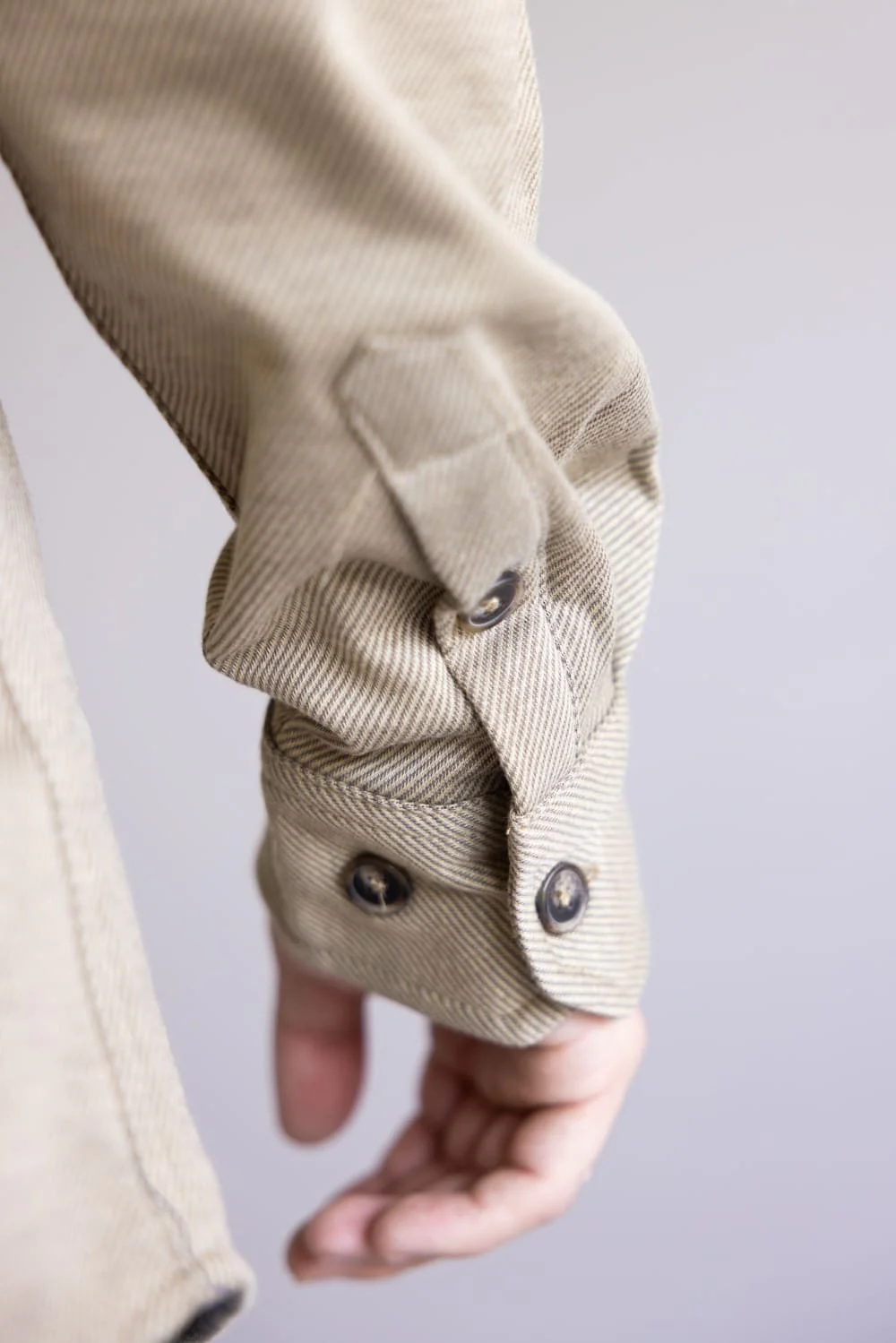 Diagonal Weave Shirt Jacket for Men in Golden Brown | XT8181GL-GOLDBROWN - Image 3
