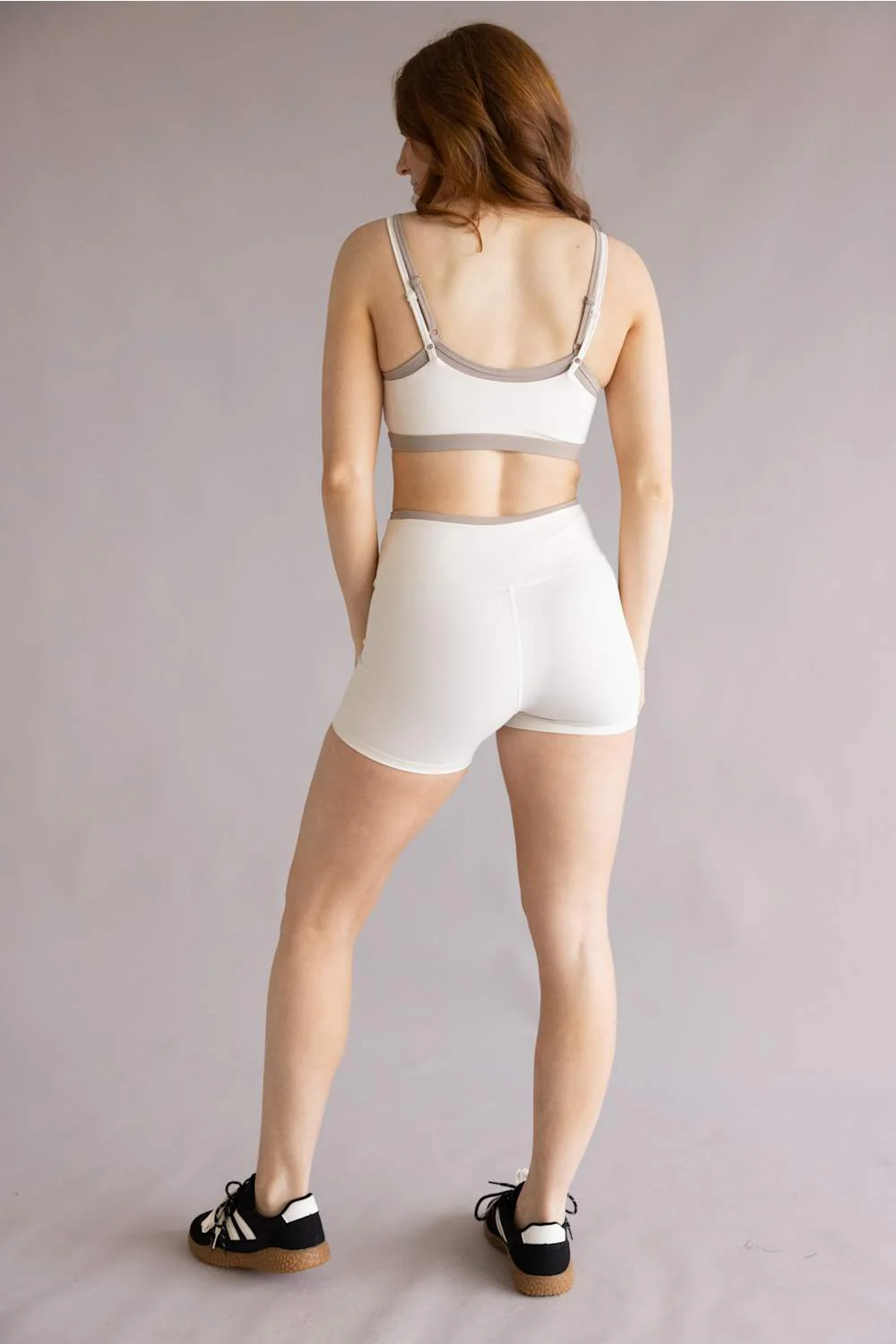 Double Layer Sports Bra for Women in Cream Combo | TP80238-CREAMCOMBO - Image 2