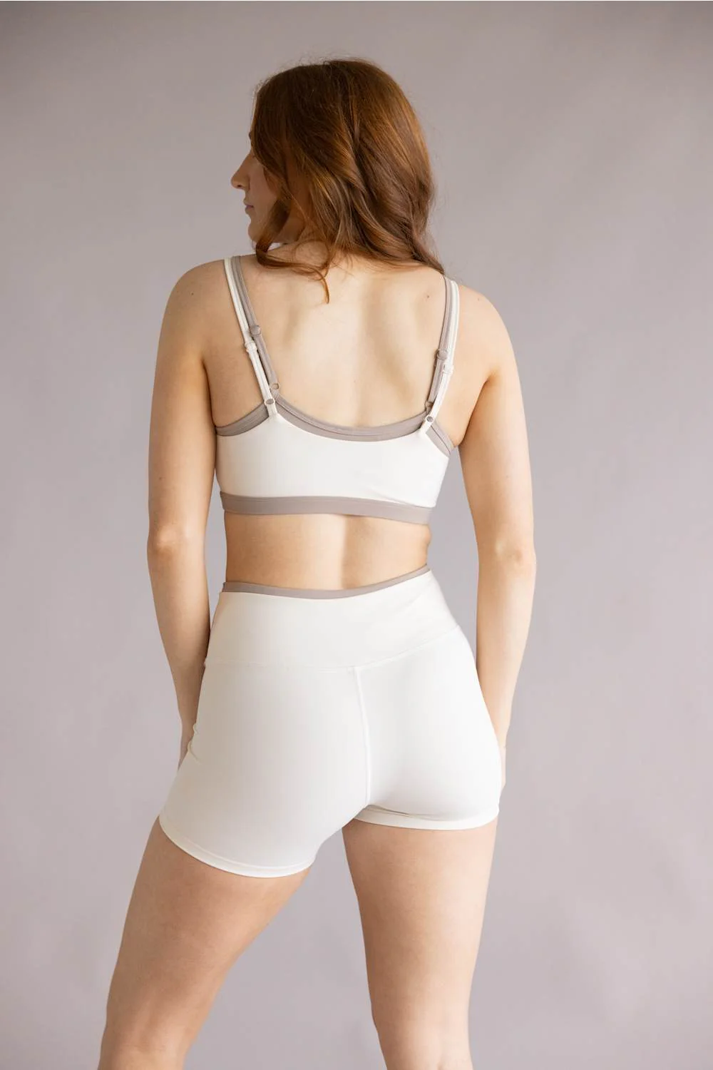 Double Layer Sports Bra for Women in Cream Combo | TP80238-CREAMCOMBO - Image 4