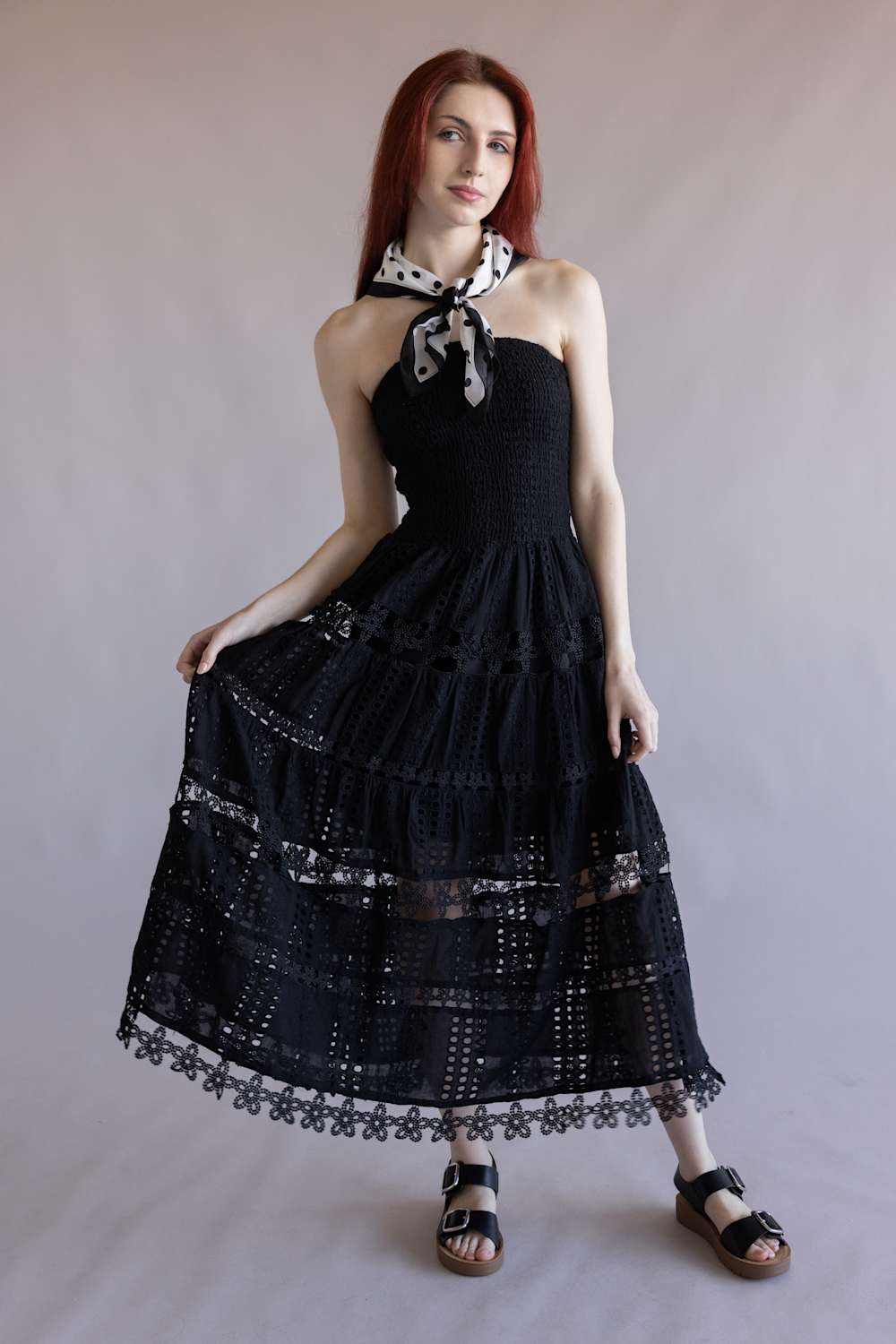Strut & Bolt Eyelet Lace Strapless Dress for Women - Image 13