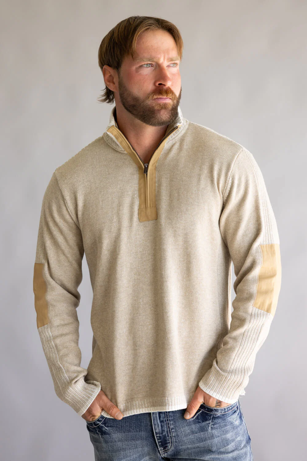 F/X Fusion Quarter Zip Sweater for Men - Image 3