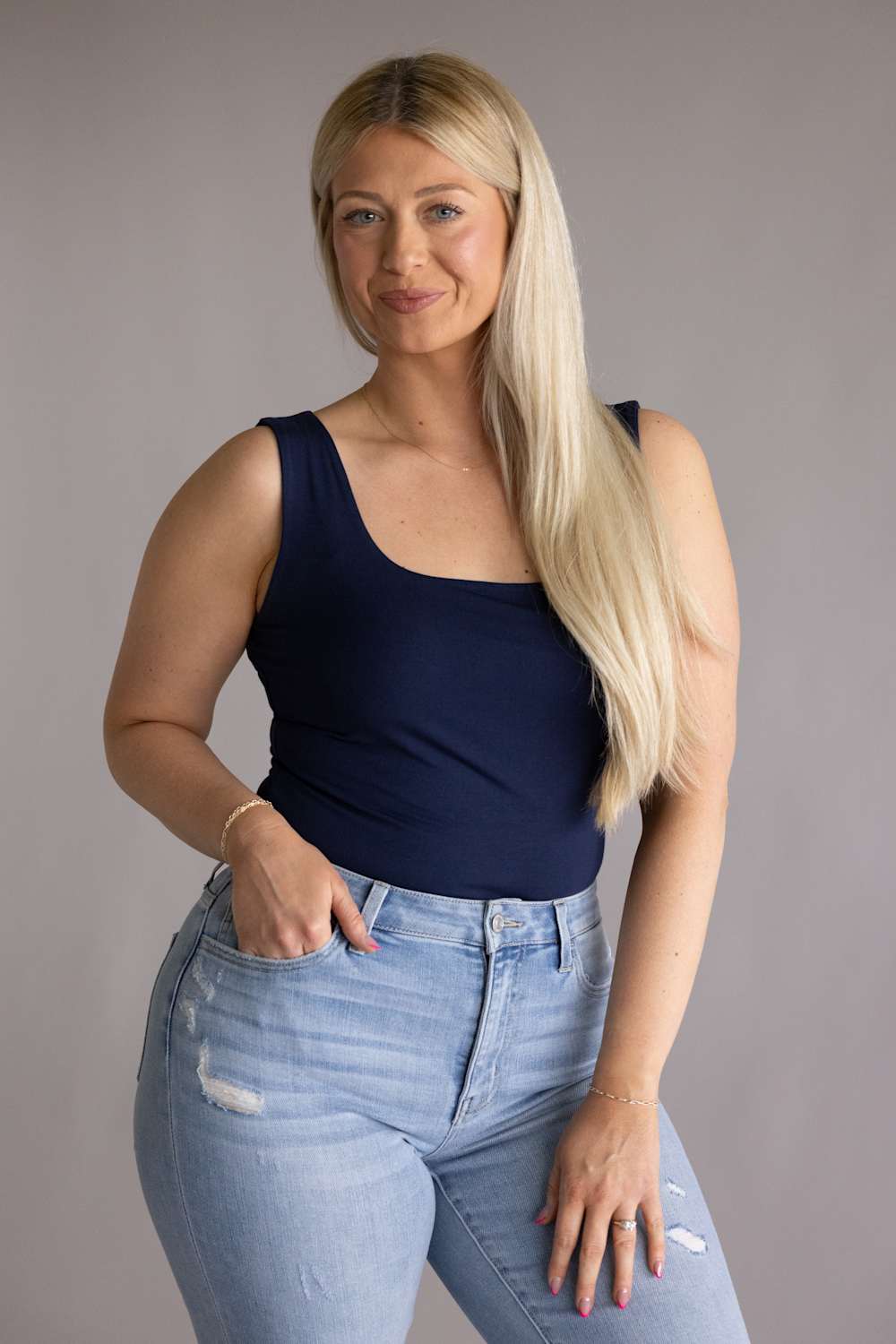 Final Touch Double Layer Tank Top for Women - Image 2
