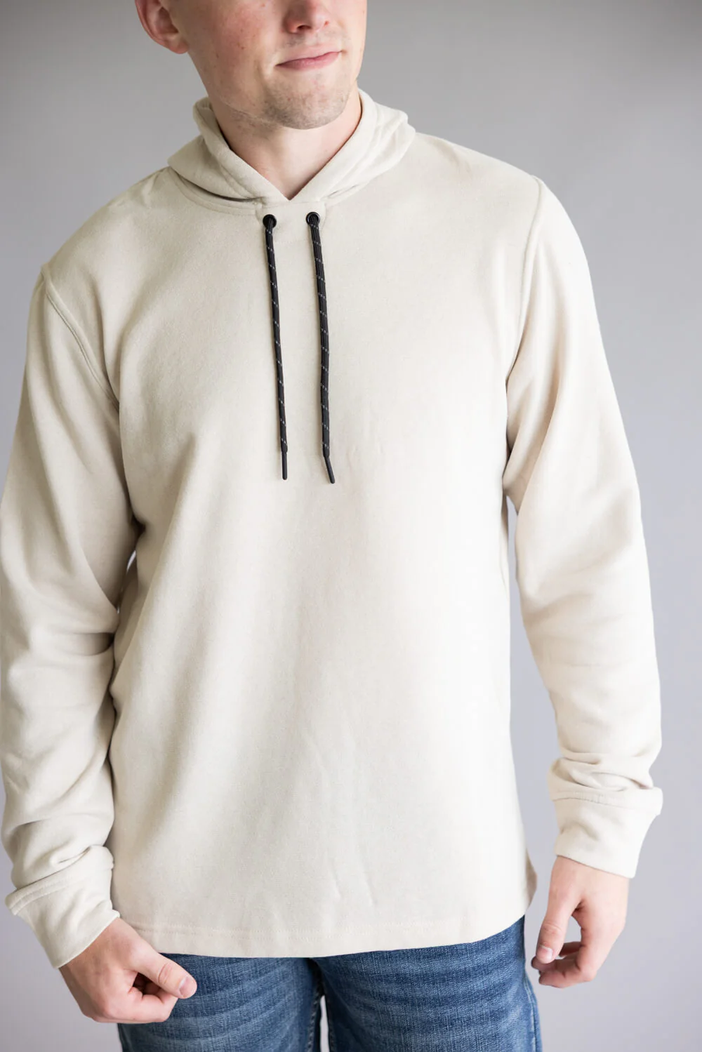 Fleece Lined Hoodie for Men in Haze | TT8115GL-HAZE - Image 5