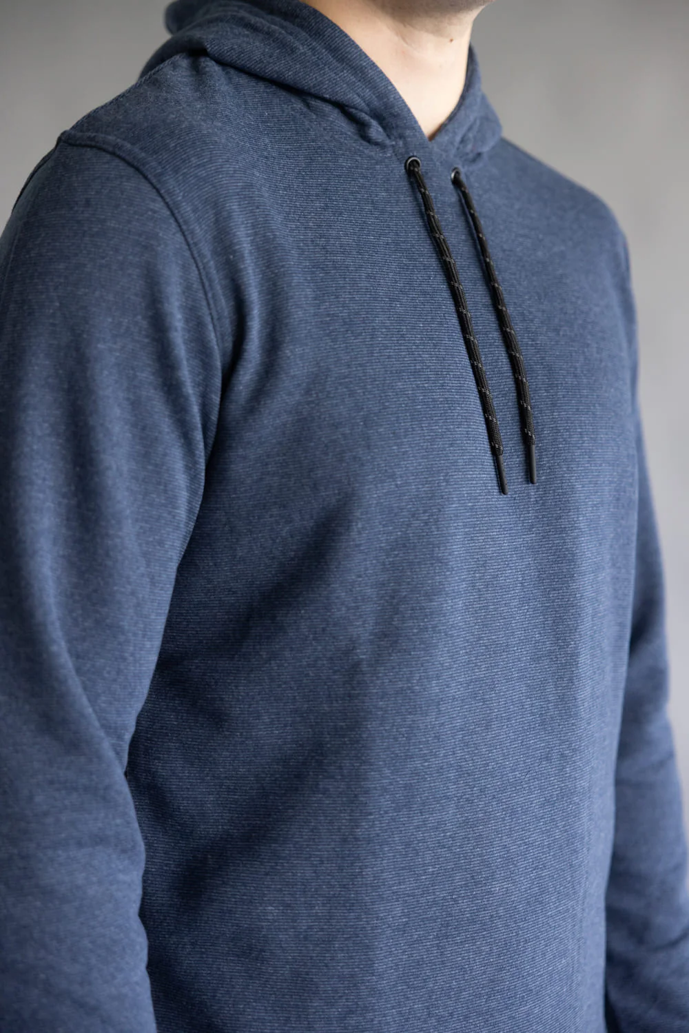 Fleece Lined Hoodie for Men in Navy | TT8115GL-NAVY - Image 3