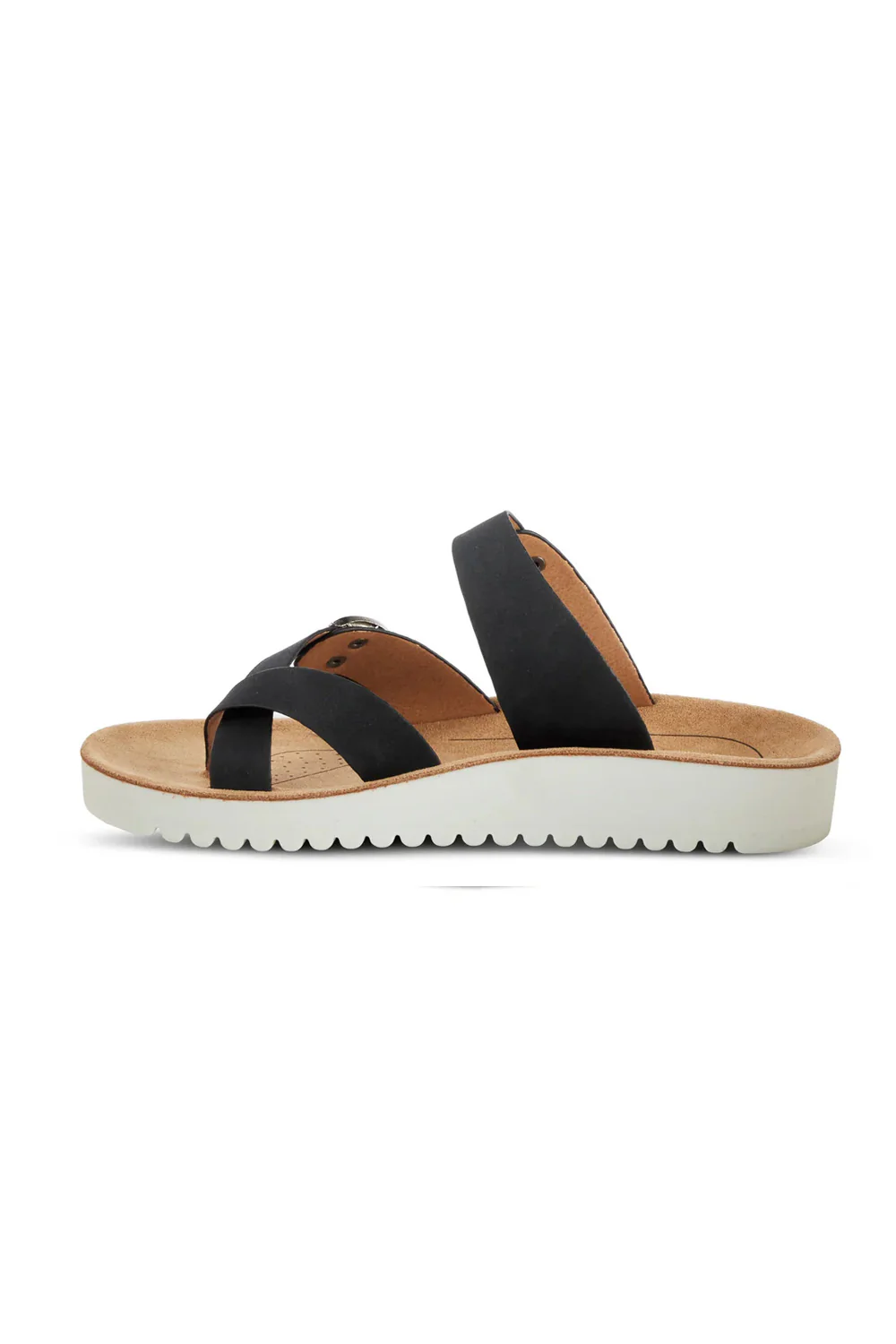 Flexus Bayside Toe loop Sandals for Women in Black | BAYSIDE-BLACK - Image 3