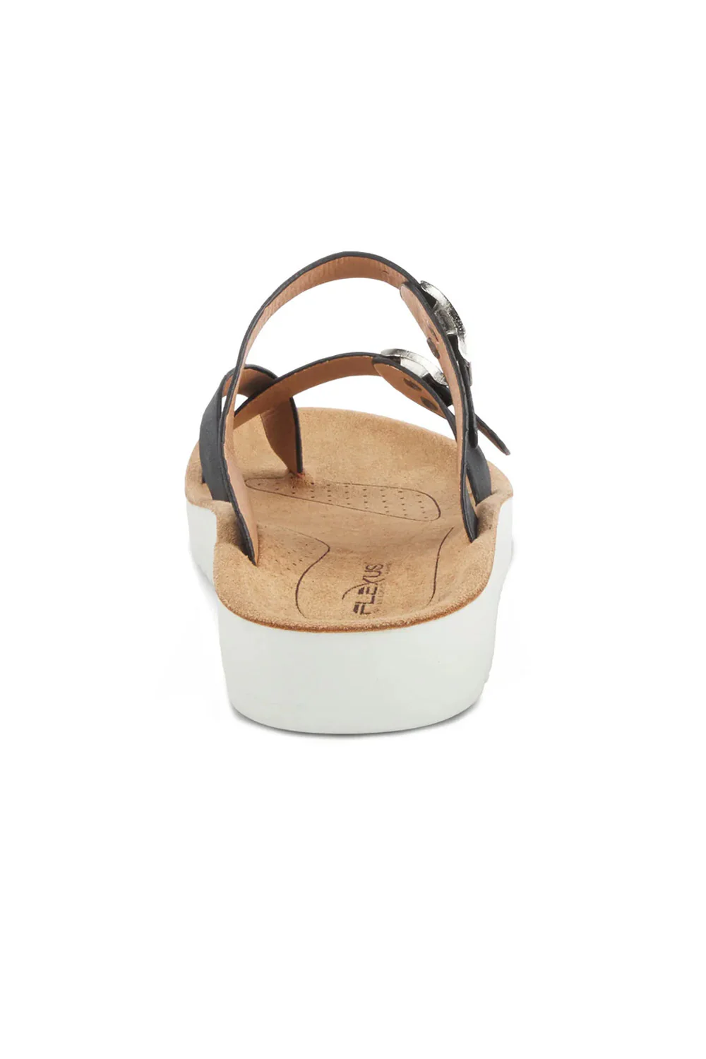 Flexus Bayside Toe loop Sandals for Women in Black | BAYSIDE-BLACK - Image 5