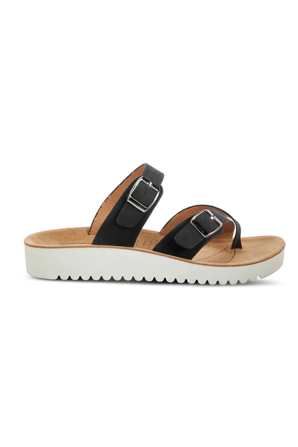 Flexus Bayside Toe loop Sandals for Women in Black | BAYSIDE-BLACK - Image 6