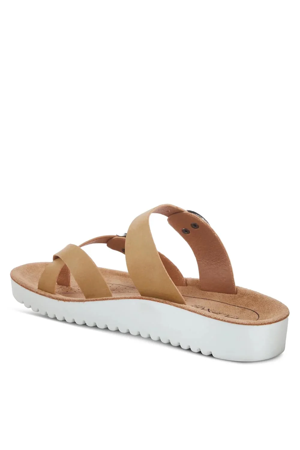 Flexus Bayside Toe Loop Sandals for Women in Tan | BAYSIDE-TN - Image 4