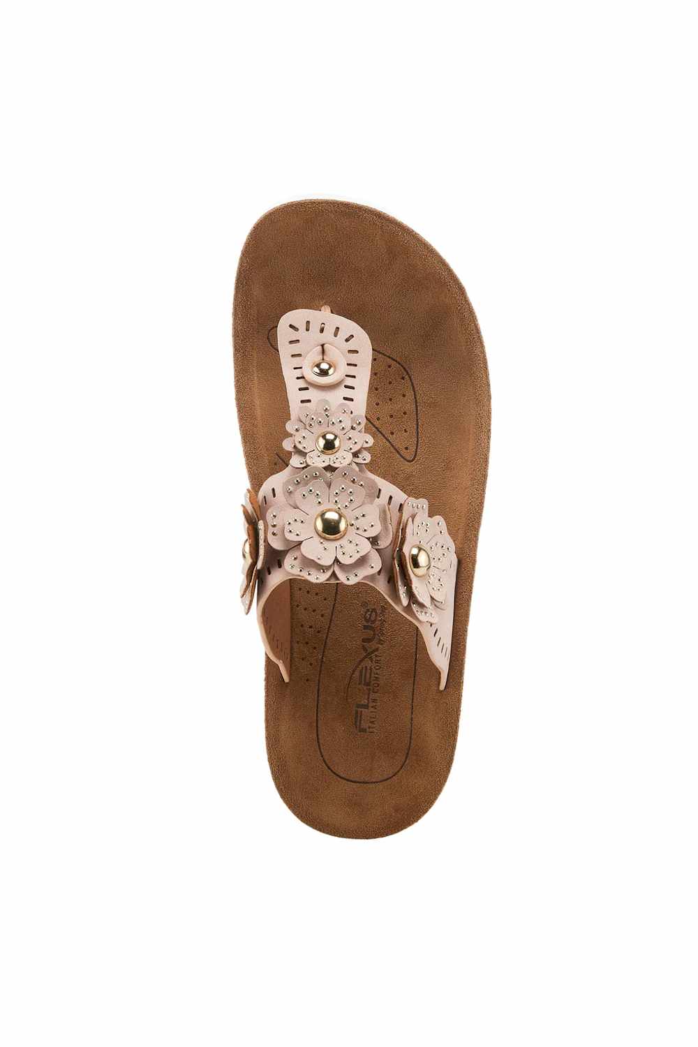 Flexus Bayview Wedge Sandals for Women in Blush | BAYVIEW-BSH - Image 5