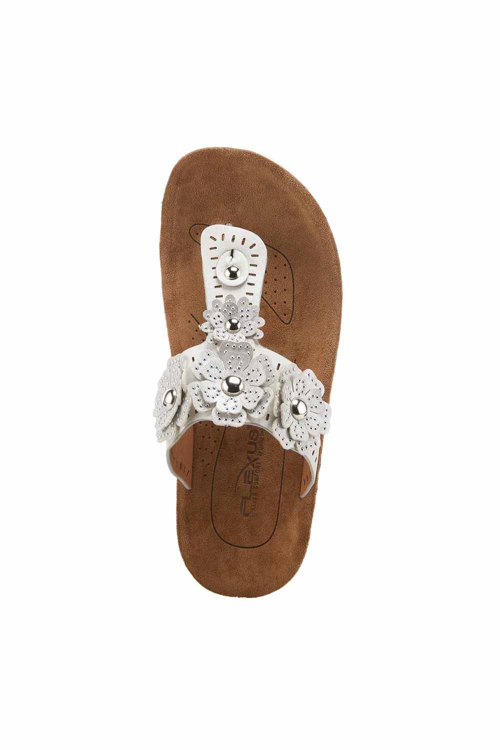 Flexus Bayview Wedge Sandals for Women in Silver | BAYVIEW-SL - Image 5