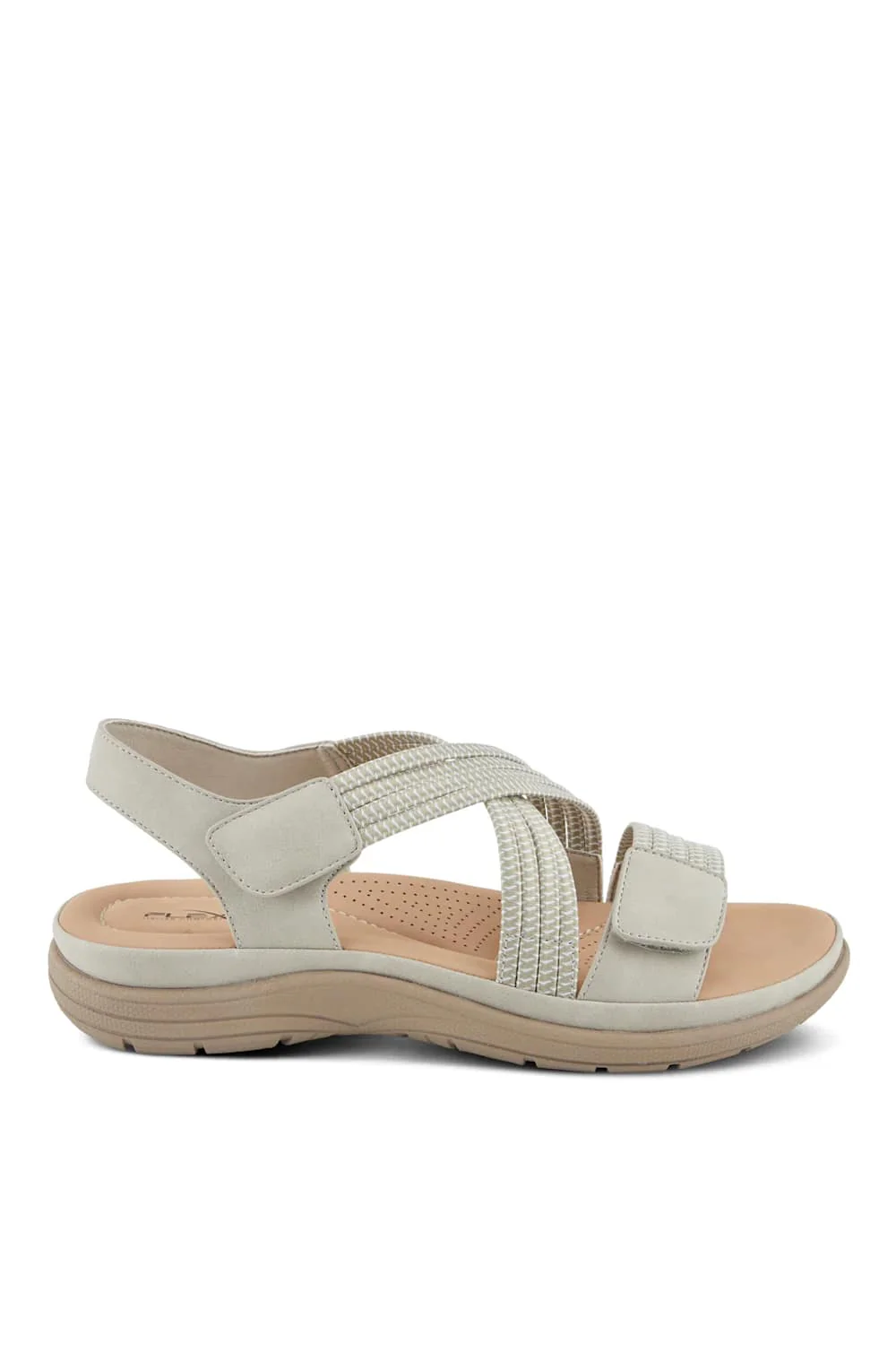 Flexus Crossbeam Sandals for Women in Light Grey | CROSSBEAM-LGRY - Image 2