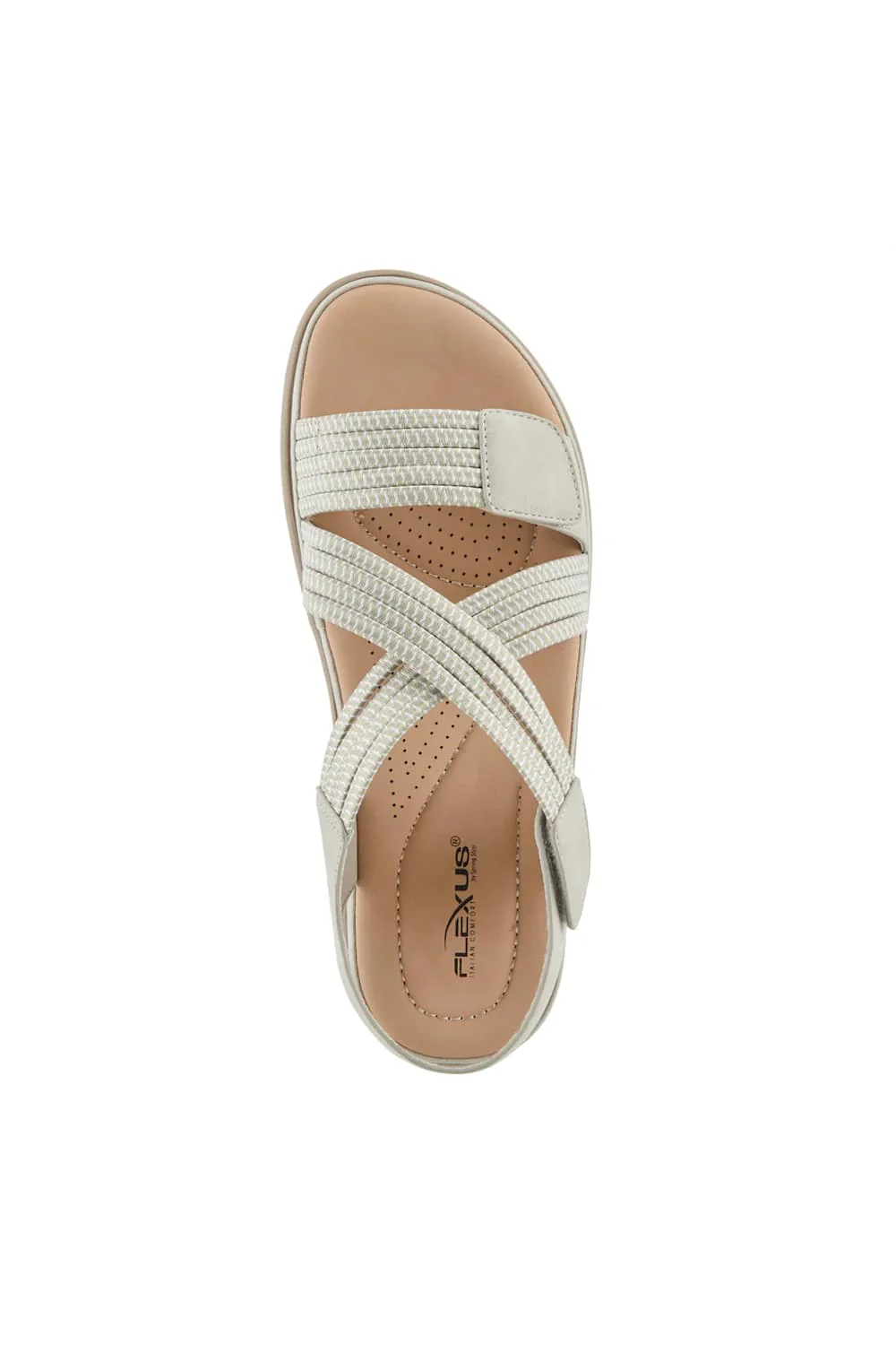 Flexus Crossbeam Sandals for Women in Light Grey | CROSSBEAM-LGRY - Image 5
