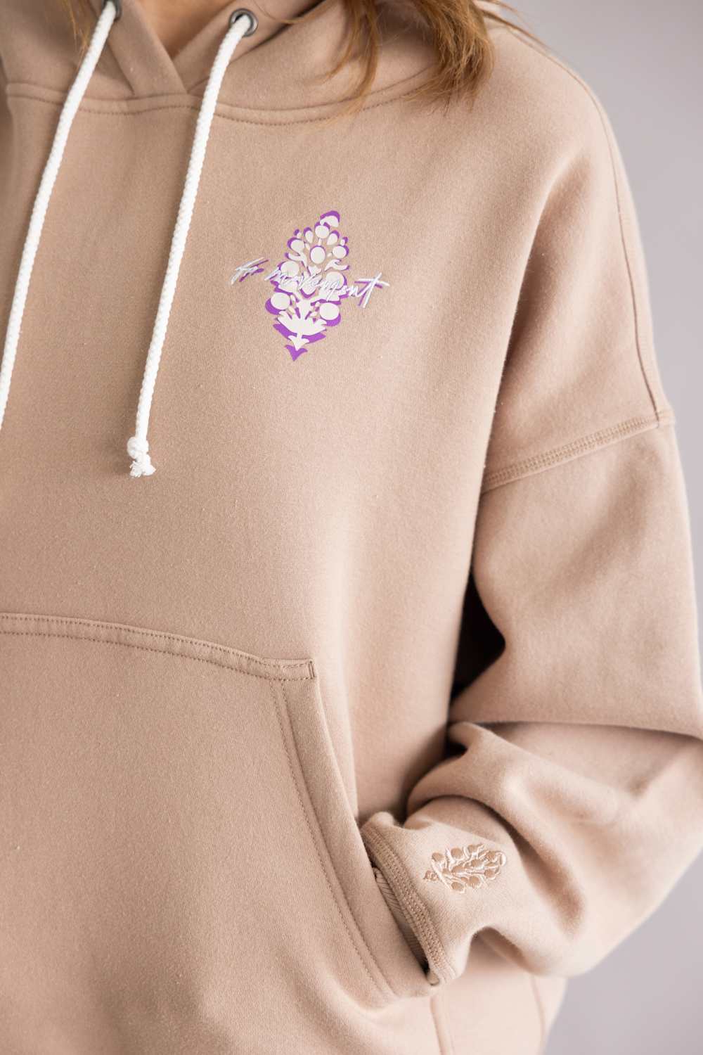 FP Movement Final Call Logo Hoodie for Women in Sandy | OB2405241-SANDY - Image 2