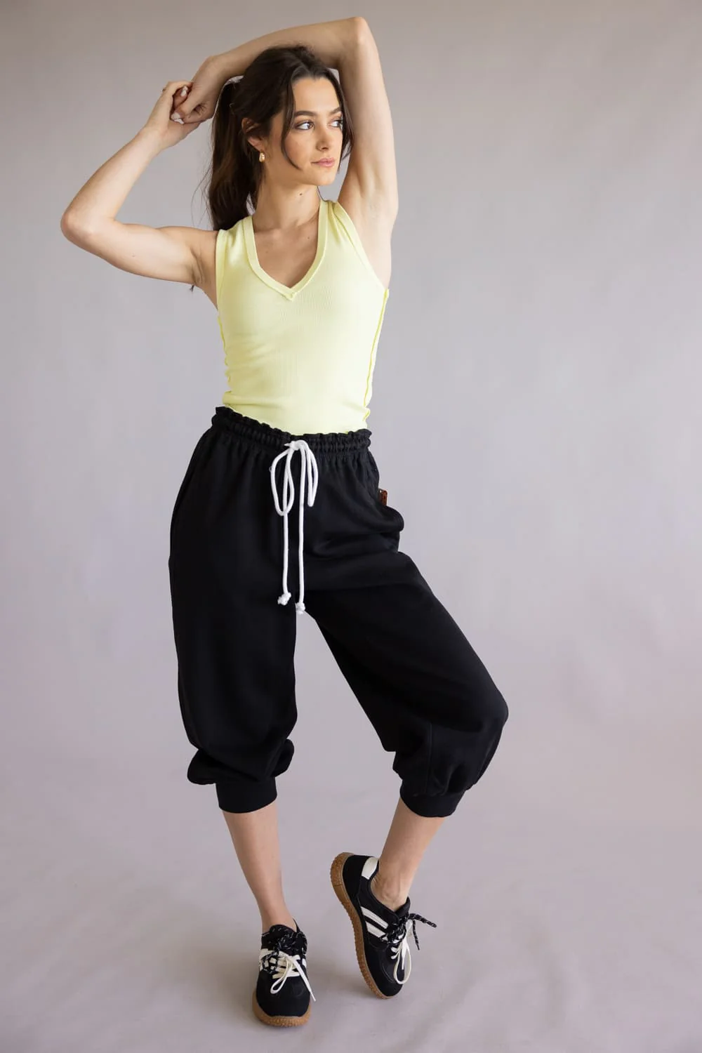 FP Movement Flutter Cropped Joggers for Women in Black | OB2175505-BLACK - Image 4