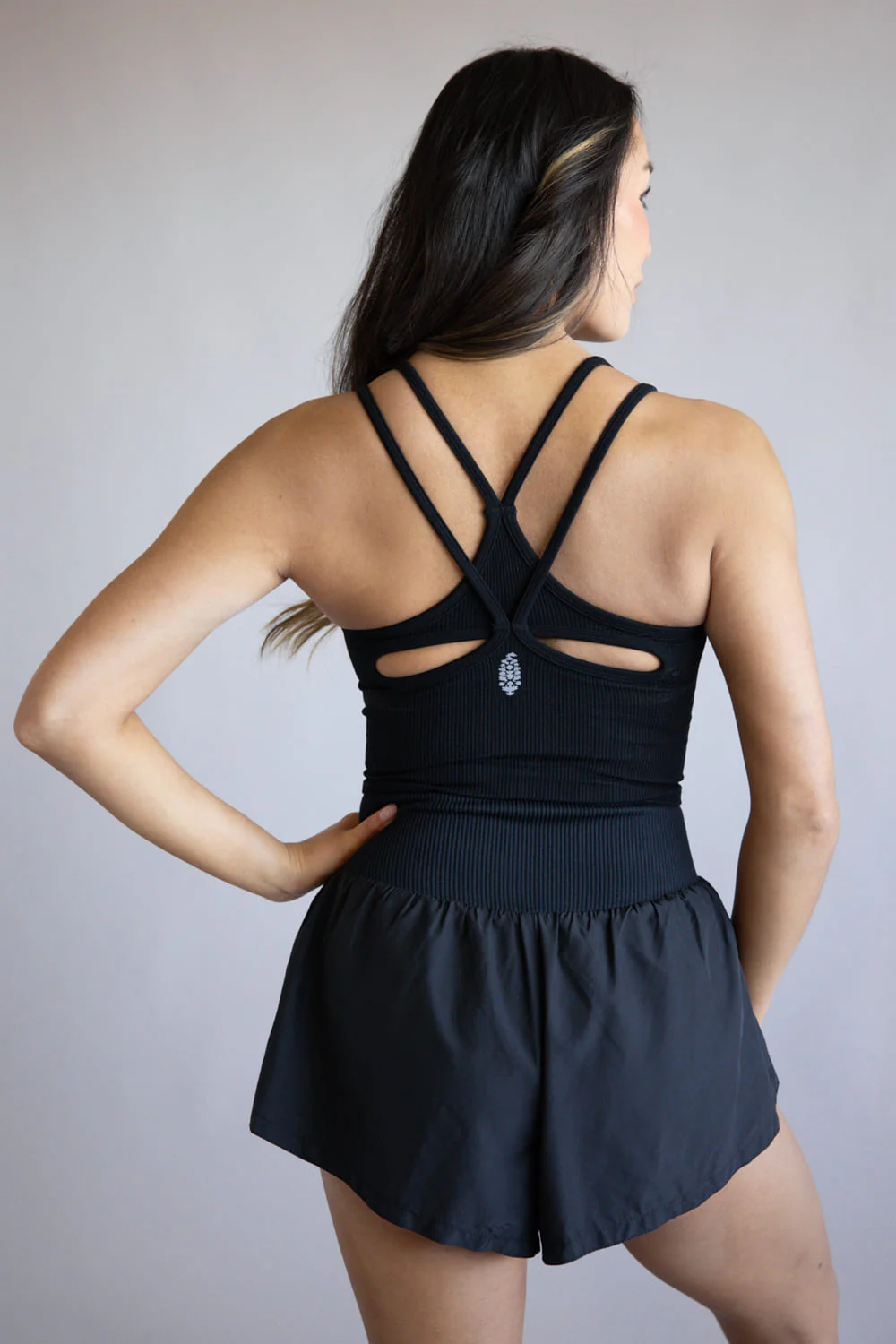 FP Movement Free Throw Break A Sweat Cami for Women in Black | OB2339160/OB2397554-BLACK - Image 3